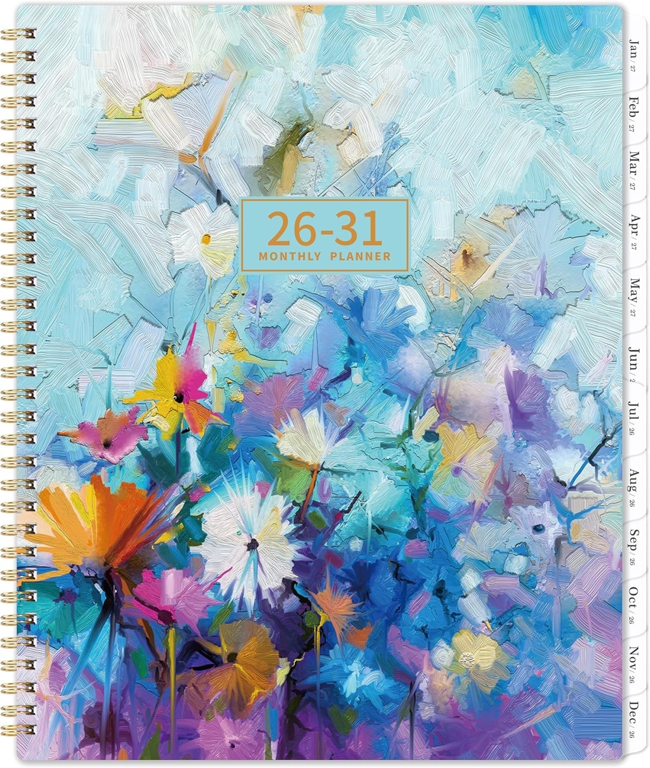 Monthly Planner 2026-2031 5 Agenda July 2026 to June 2031 Twin Wire Binding