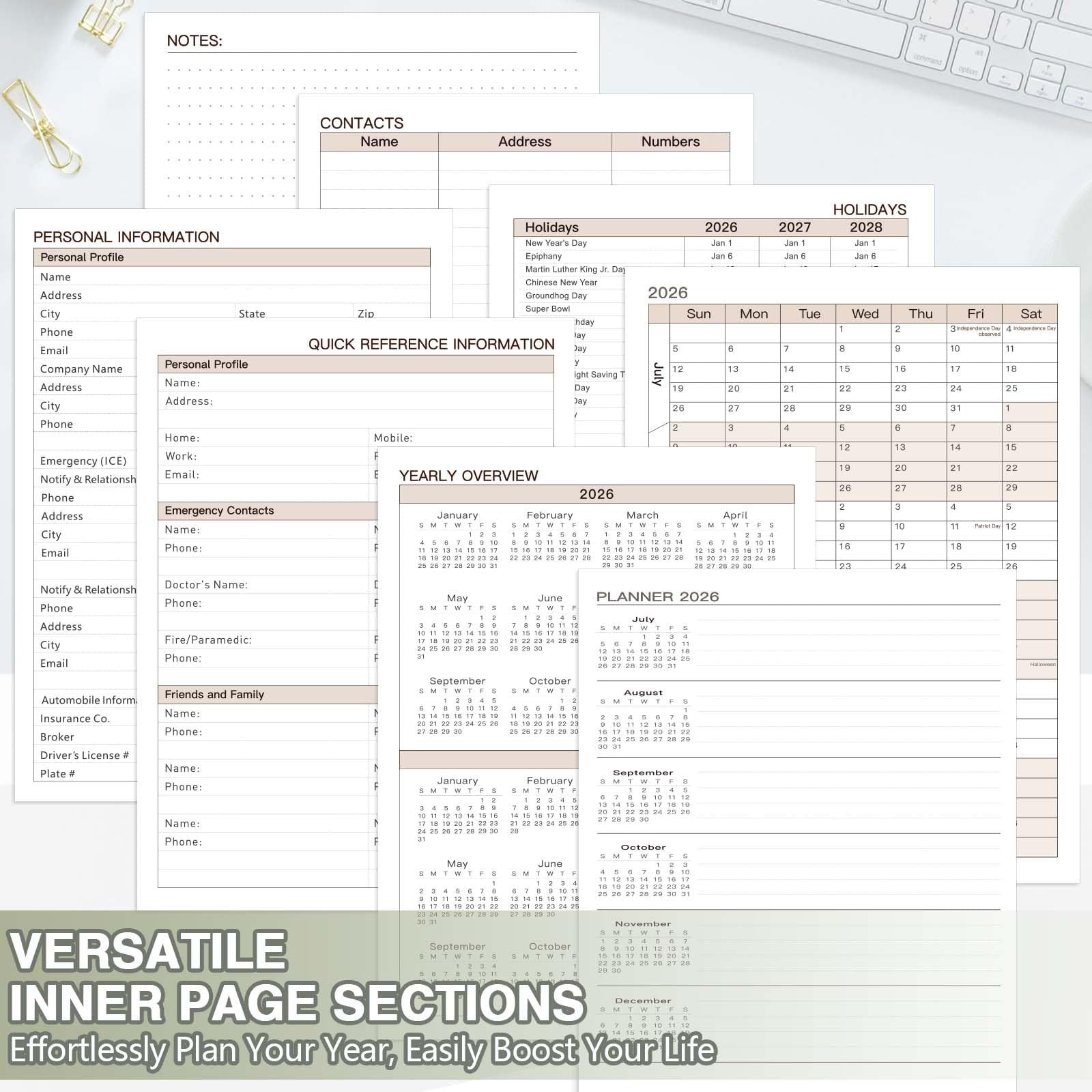 2026-2027 Academic Planner, Weekly & Monthly Appointment Book from Jul. 2026 …