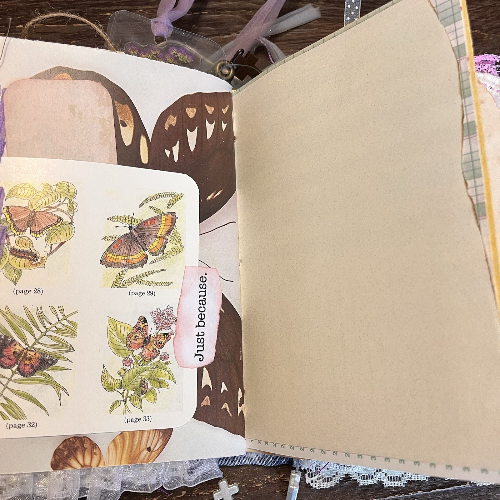 Junk Journal Floral Faith Christian Boho Denim Cottage Core 3 Sig Softcover
