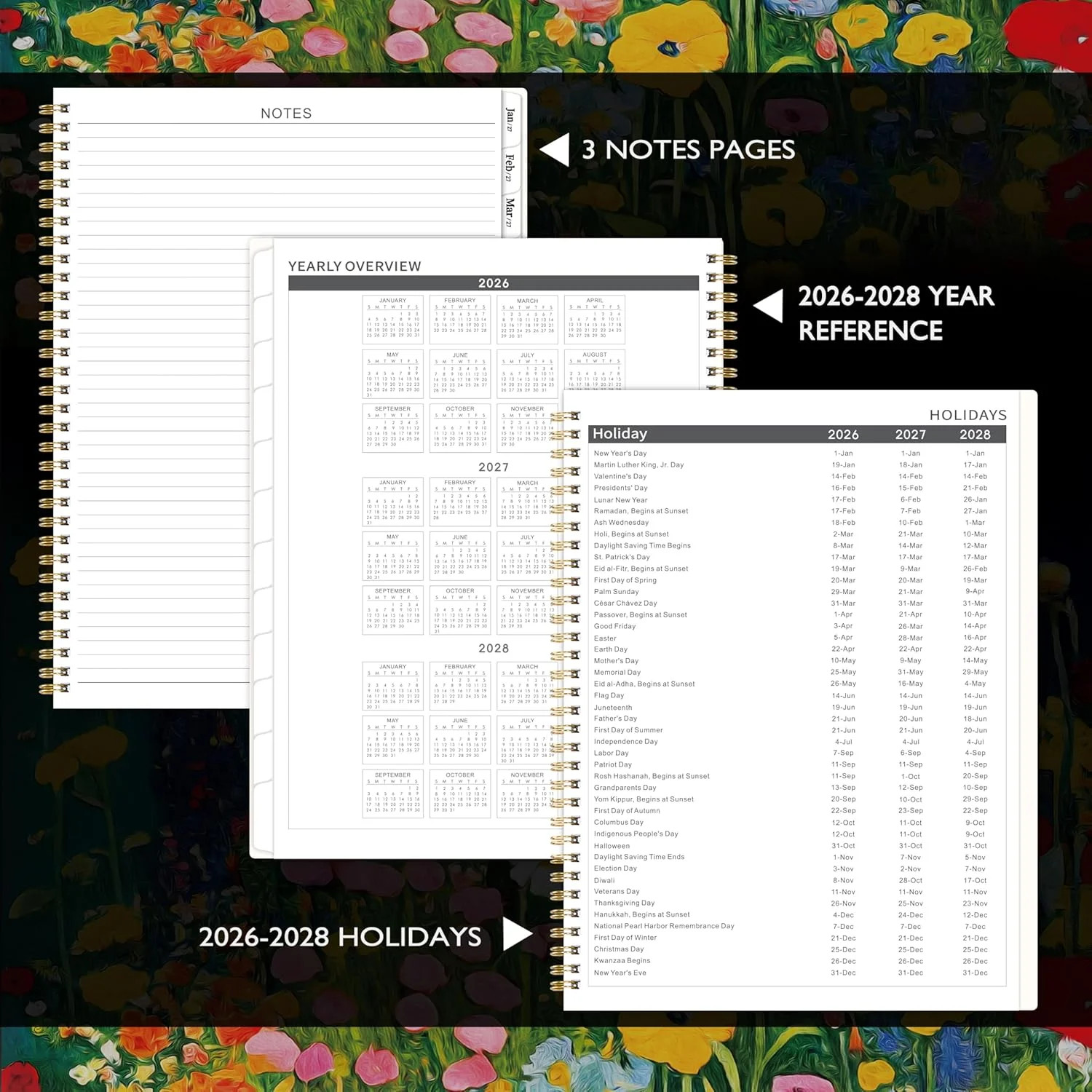 2026-2028 Monthly Planner – 2026-2028 Planner from July 2026 to June 2028, Month