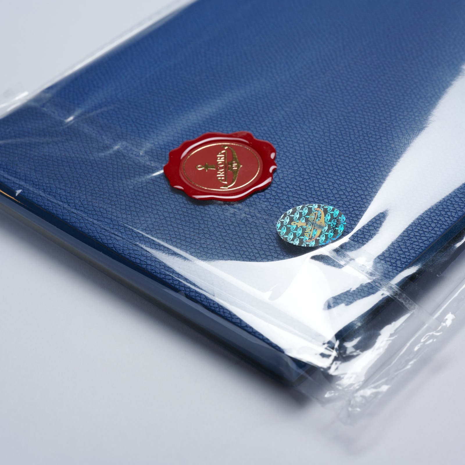 Ancora MIDNIGHT NAVY Luxury ITALIAN Leather set of 3 Notebooks ( A6, A5, A4)