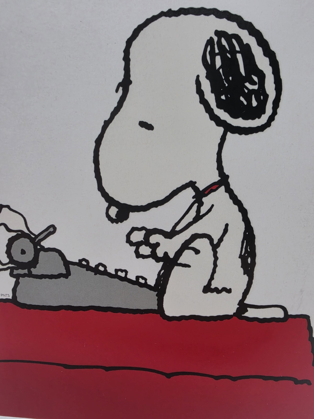 Snoopy Peanuts 200 Page Graphique Soft Cover Journal, Peanuts Typewriter Design