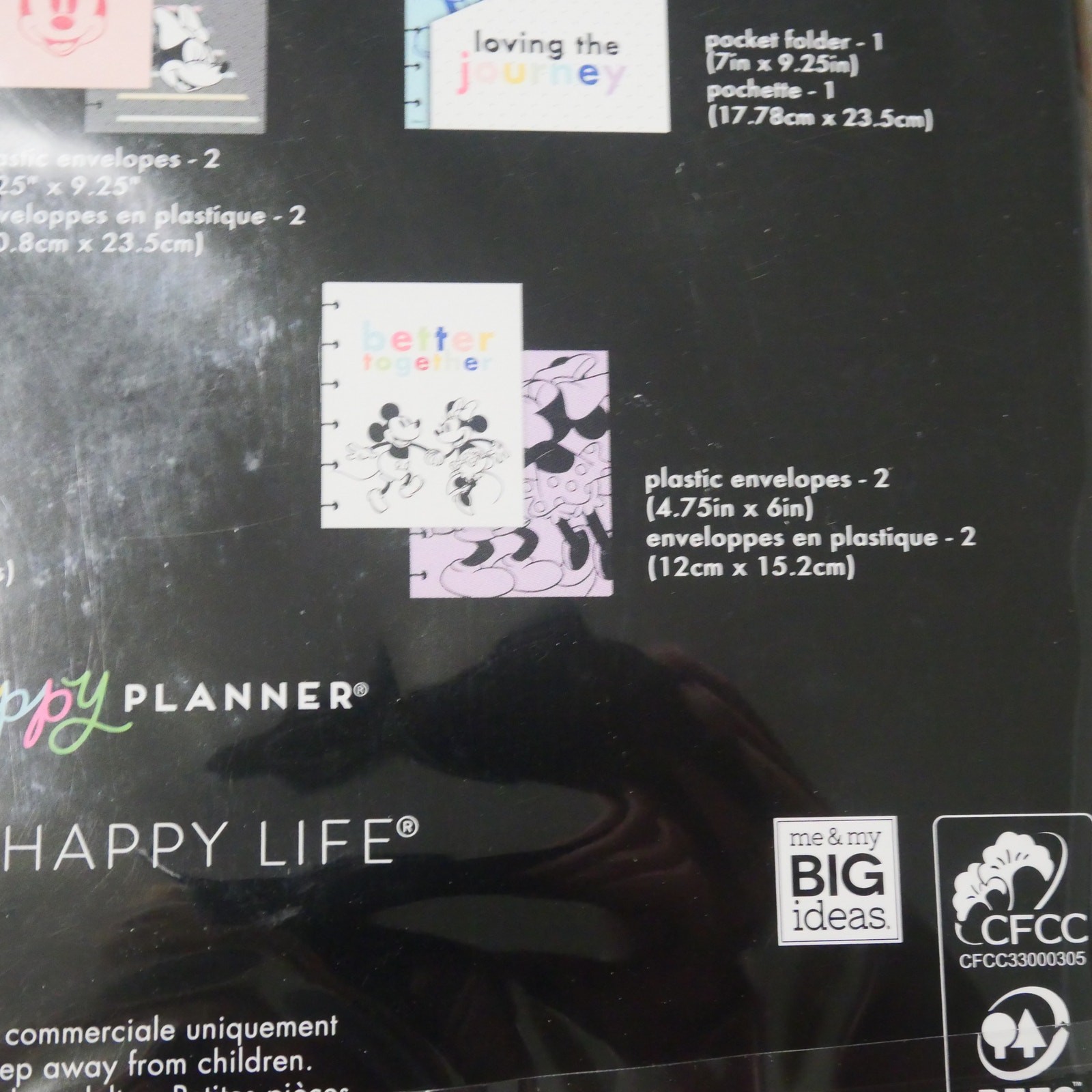 NEW Happy Planner Disney Minnie Mickey Classic Planner Companion Folders Papers