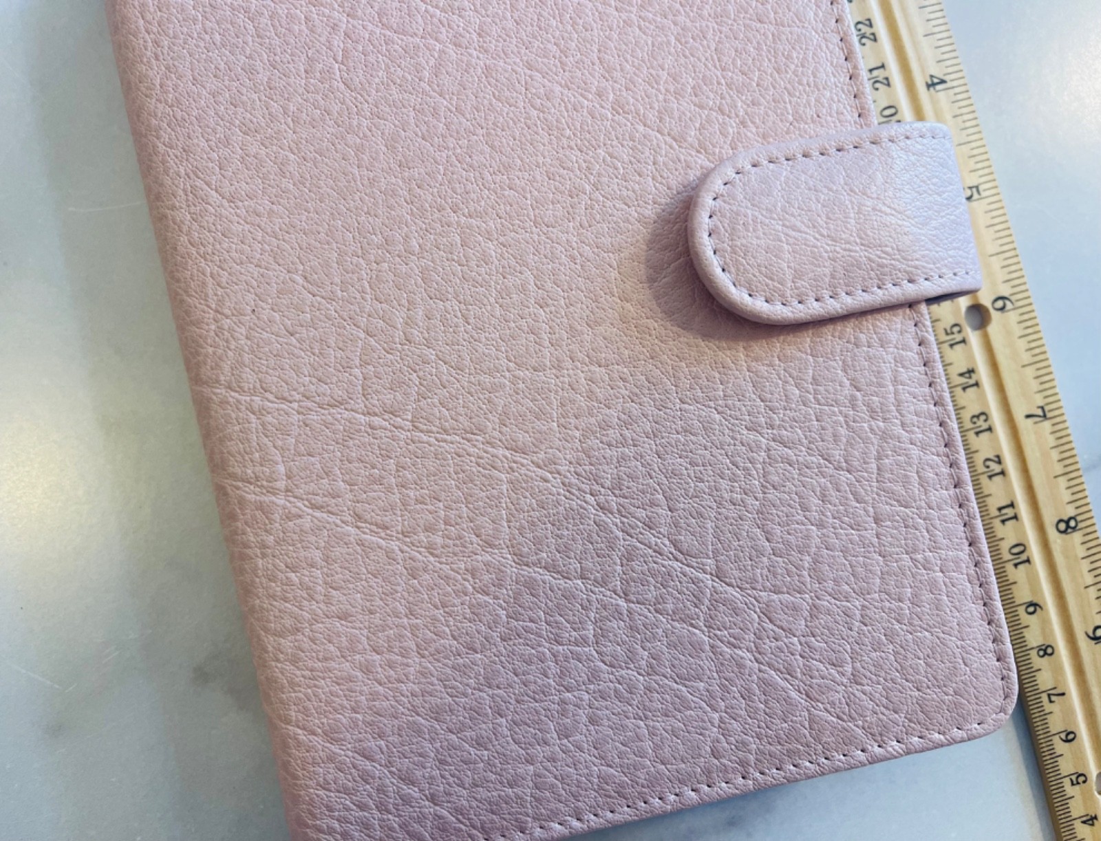 Van Der Spek B6 Codex Beautiful Leather-Parme Pink bound notebook cover