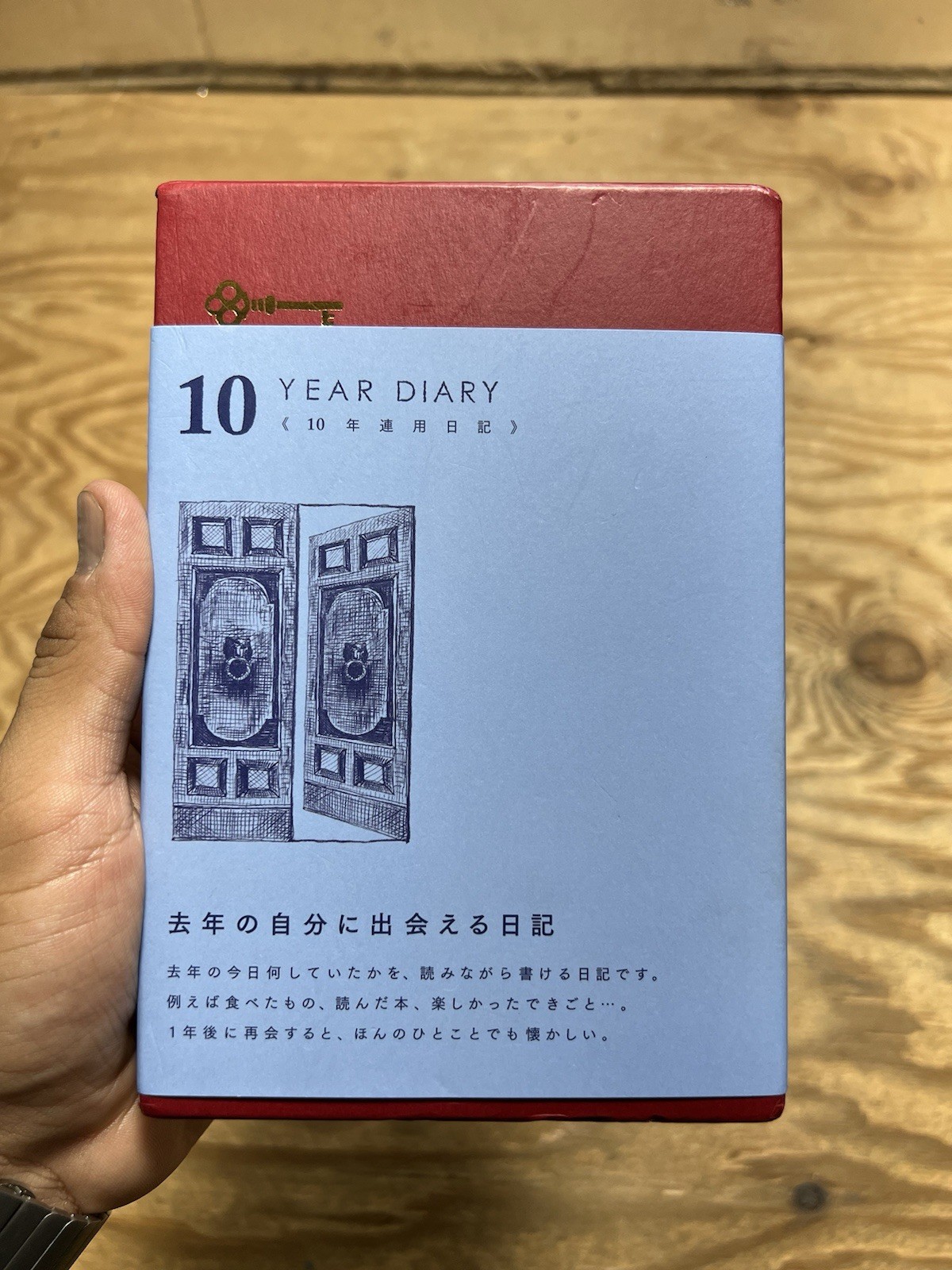 MIDORI STORE 10 Years Diary “Meet yourself from last year” 12860006 OPEN BOX