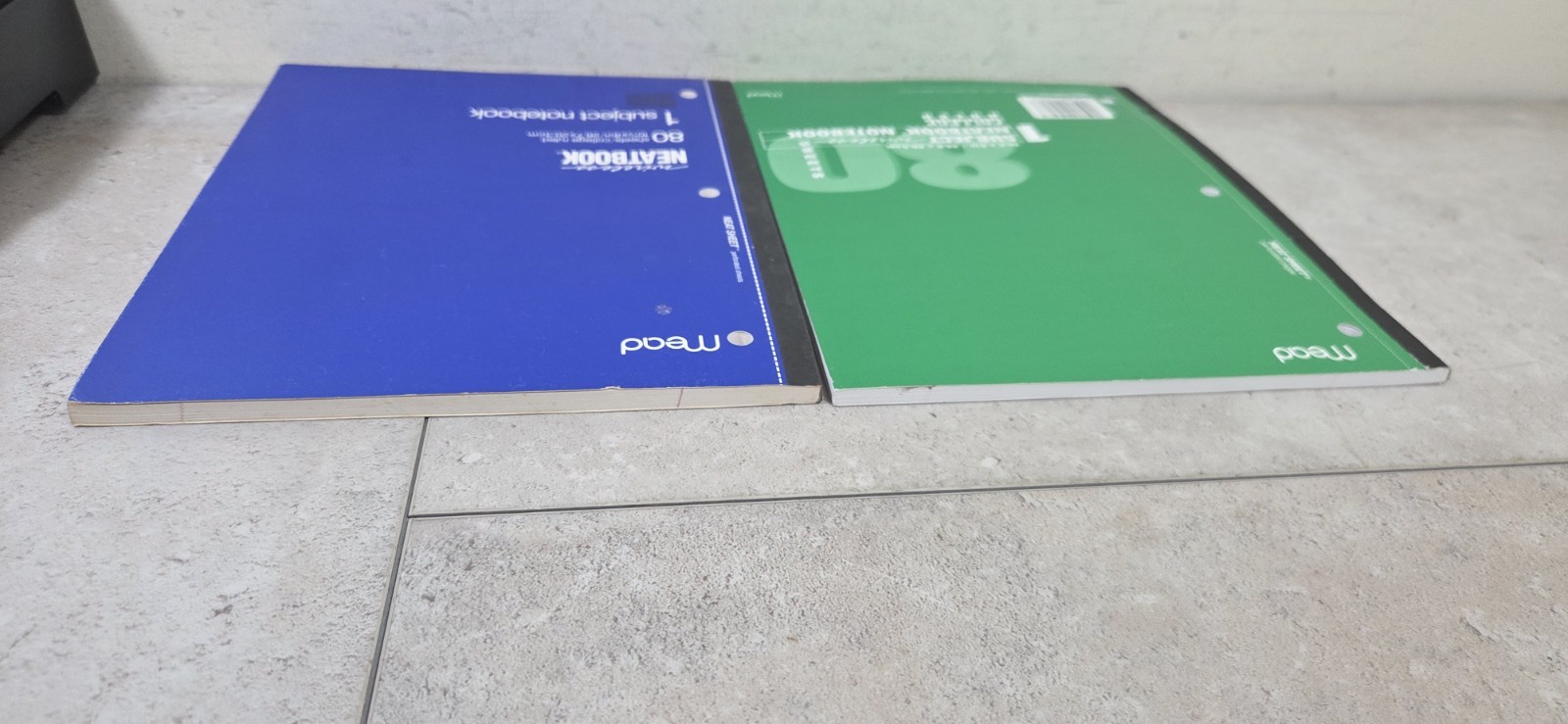 Mead LOT (4) 3X 05626 – 1X 05222 Neatbook 80-Page 8 x 10-1/2-Inch College-Ruled