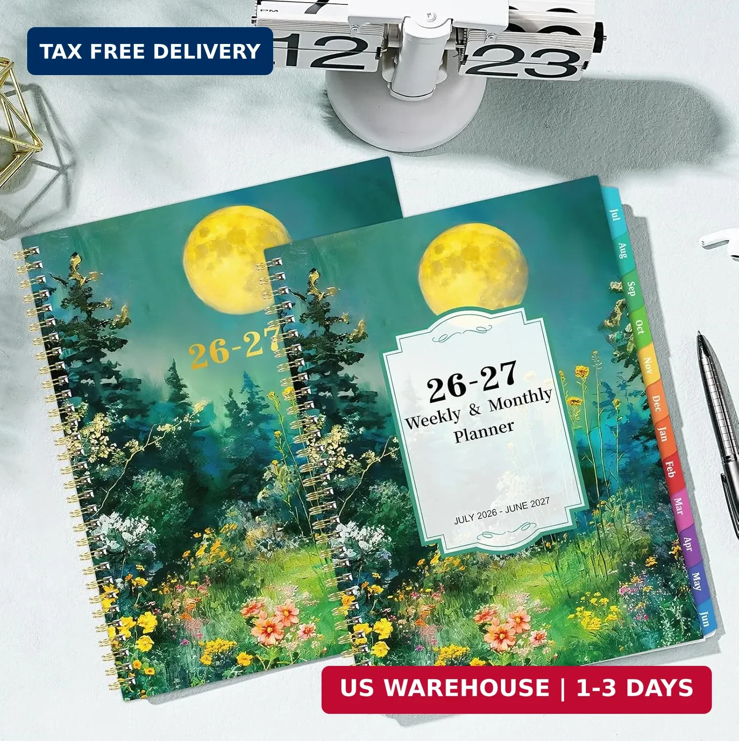 Planner 2026-2027 – 2026-2027 Planner Weekly and Monthly from Jul. 2026 – Jun. 2