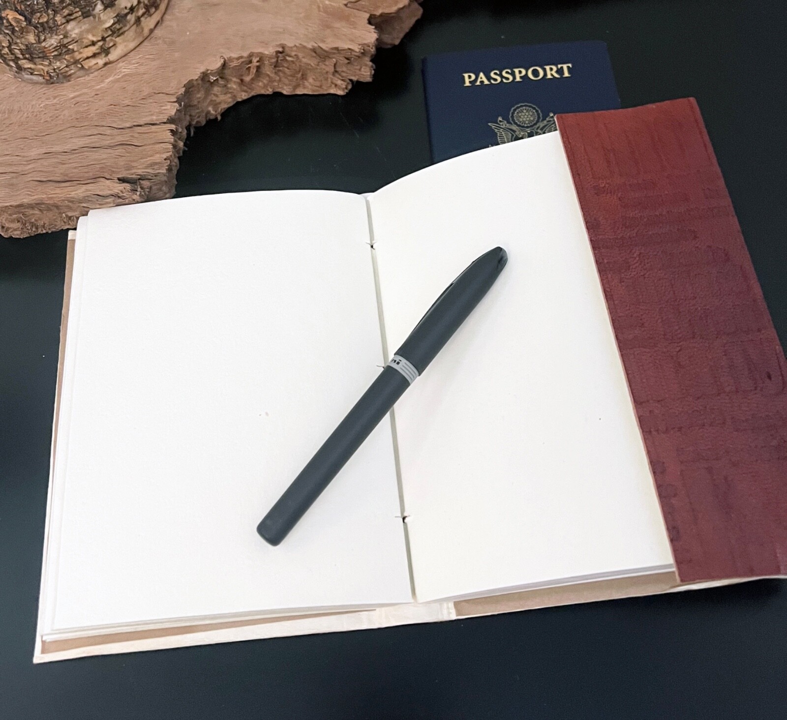 Full Grain Leather Travel Journal | 5 x7 | 180 Acid-Free Cotton Bio-Mass