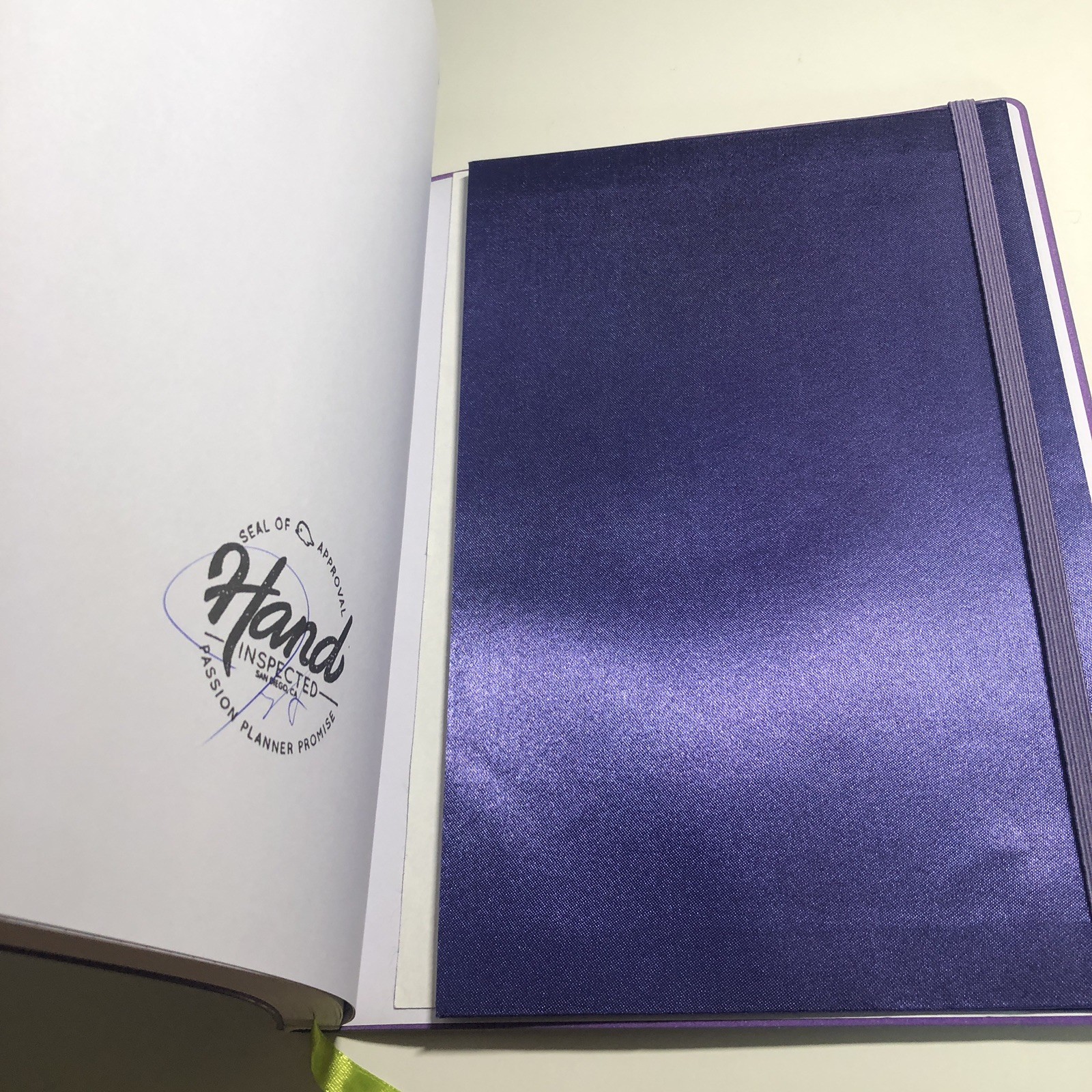 Passion Planner RARE Purple Large Weekly Undated 2017-2018 Monday Start Stickers