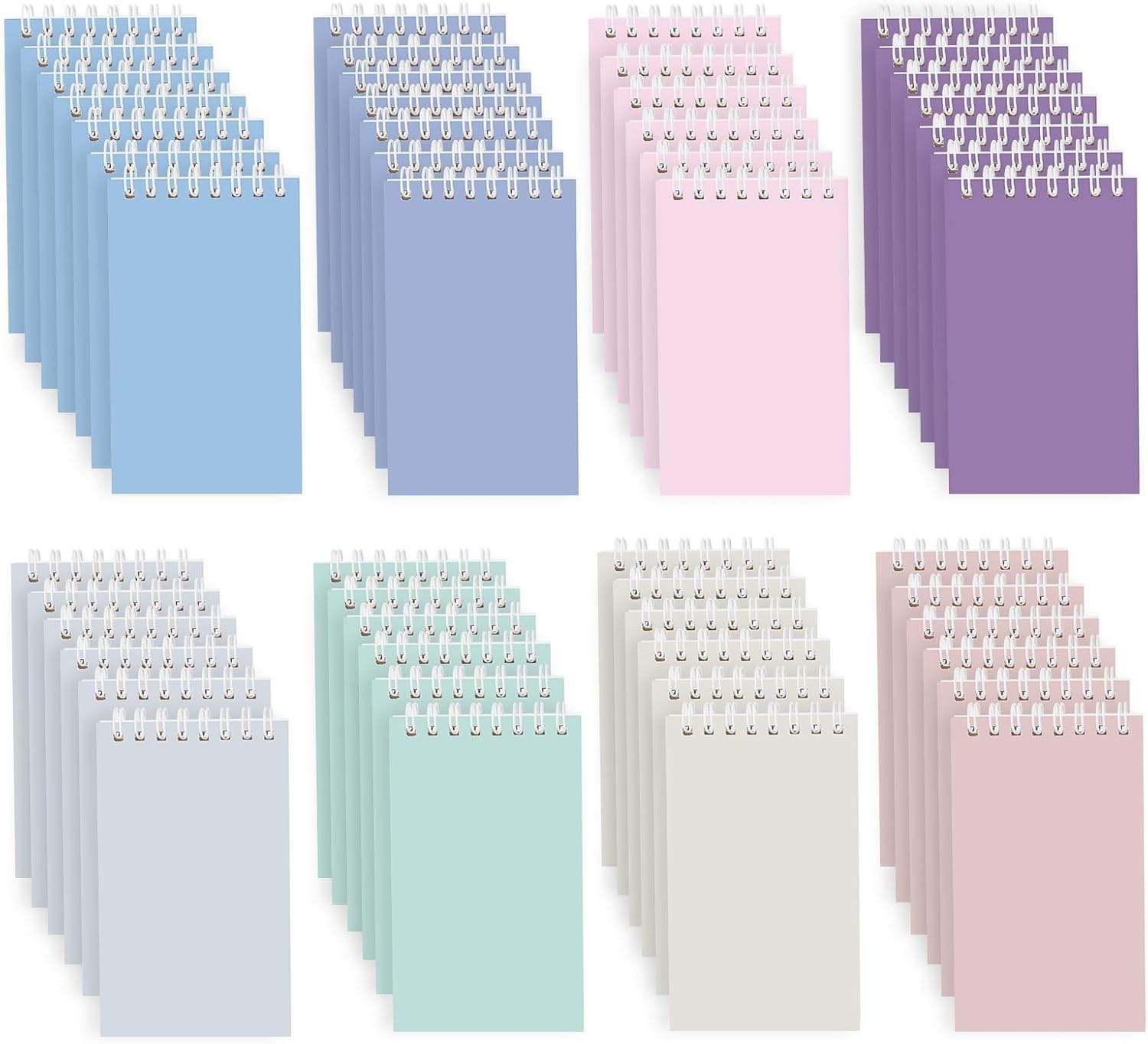 Small Spiral Notebooks 3×5 – Assorted Delightful Colors