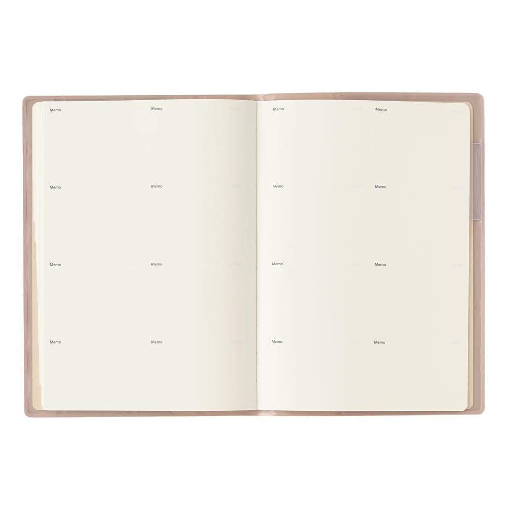 NOLTY Pagem Planner 2026 B6 Monthly Aida Memo Pink 2646