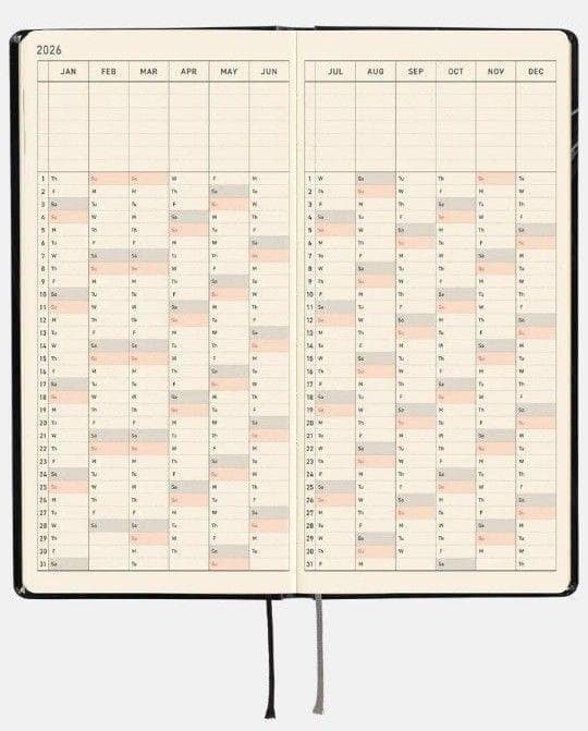 Hobonichi Techo 2026 Junji Ito Tomie Haunting Beauty Japanese ver. January Start