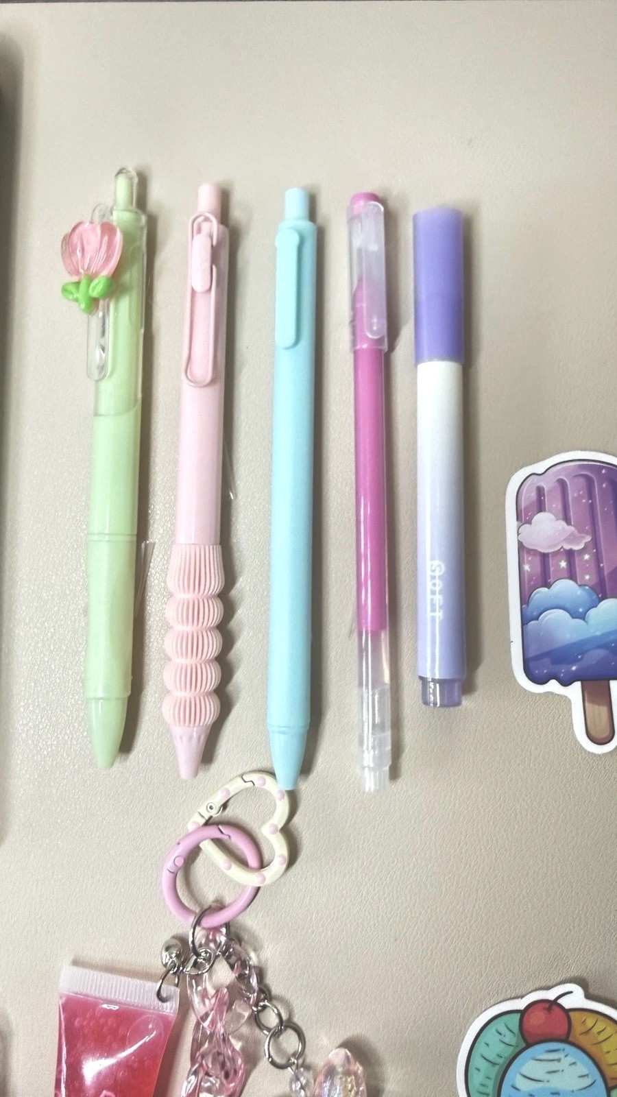 Ice Cream A5 Journal Gift Set 24 Pc Colorful Pages Kawaii Stationery Book Lover