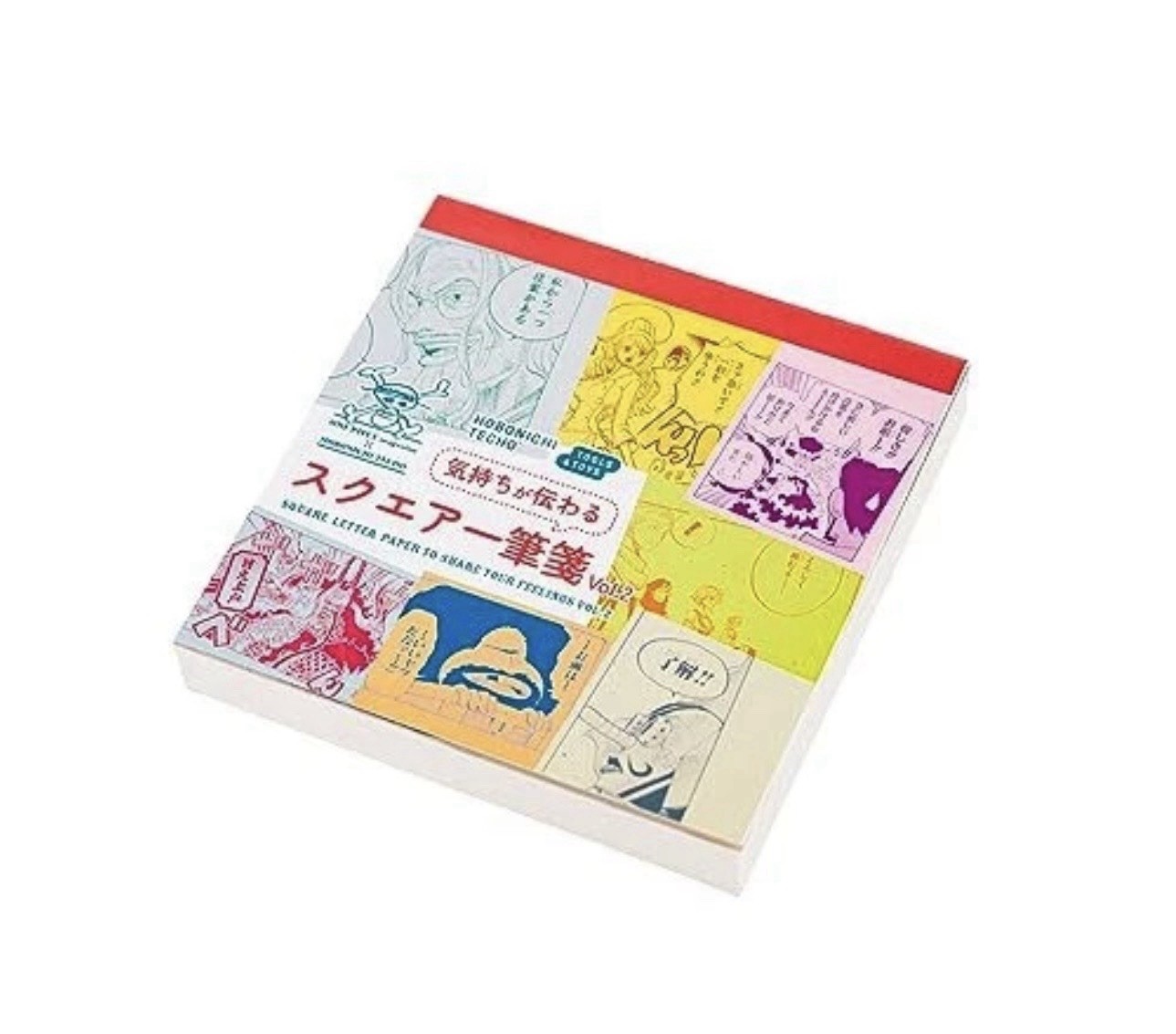 Hobonichi Techo 2024 One Piece Magazine Square Letter Sticky Note Set Vol. 2
