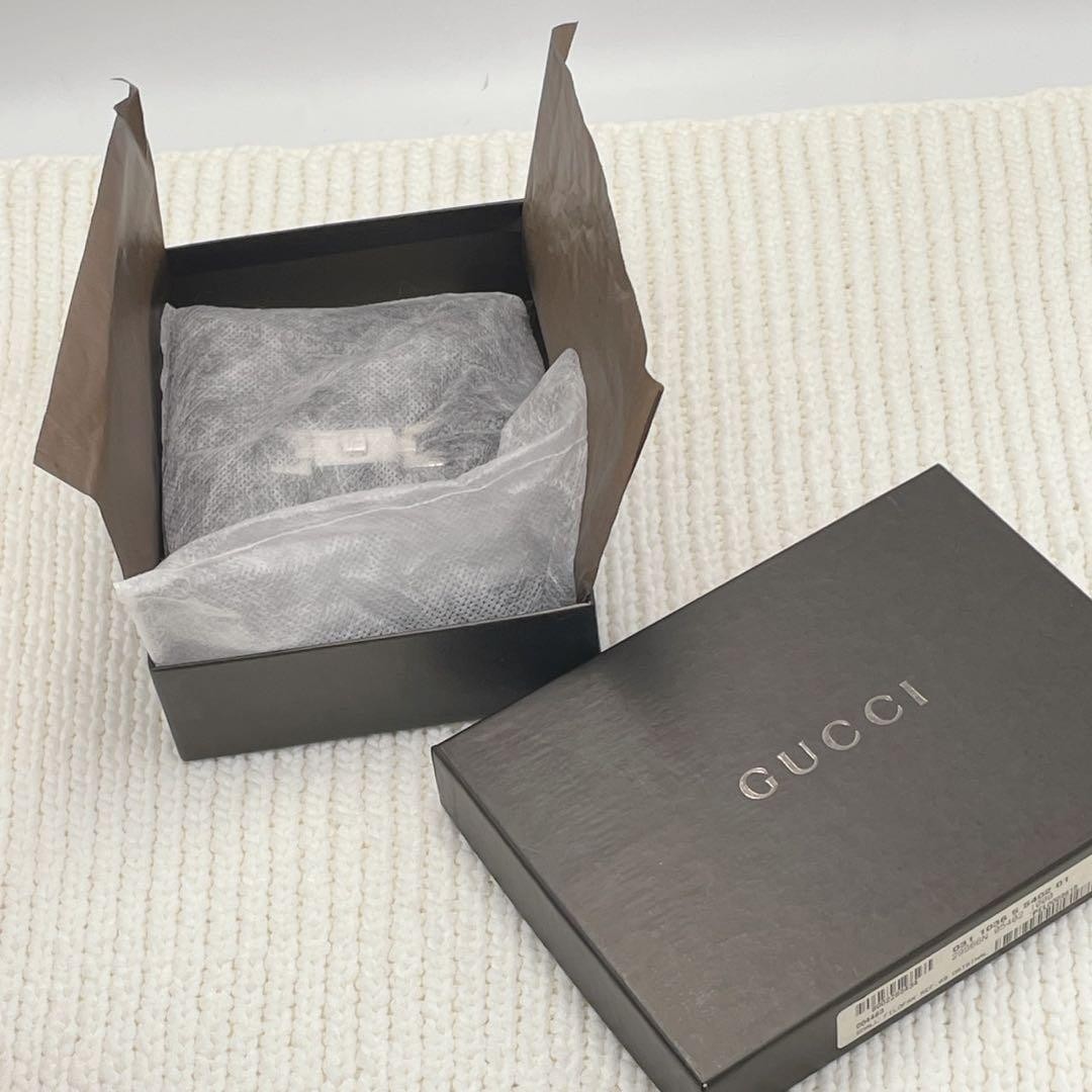 GUCCI Jackie Agenda Planner Notebook Cover GG Canvas Black Silver 6 Ring Japan