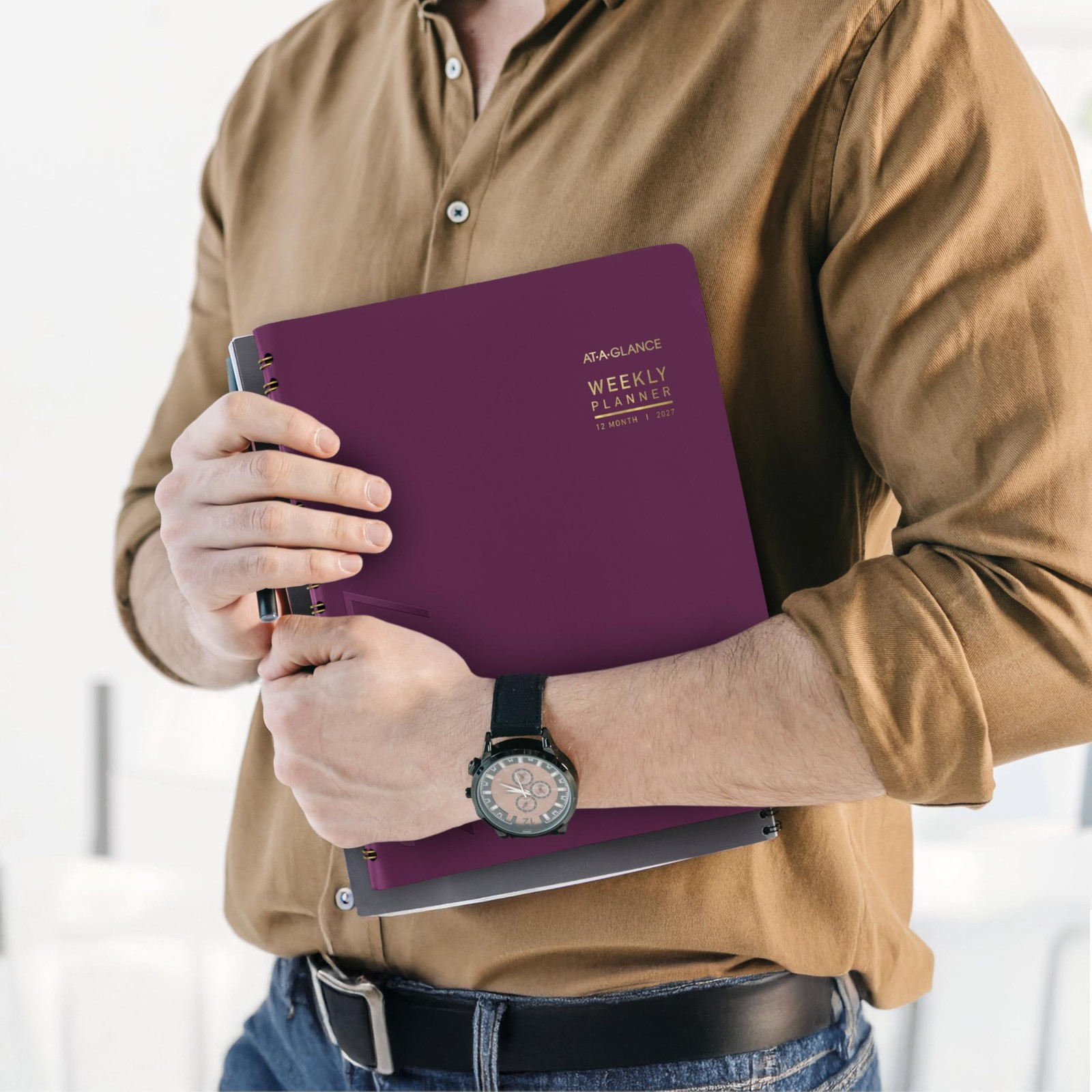 AT-A-GLANCE 2027 Appointment Book Planner, Weekly & 8.25″ x 11″, Purple