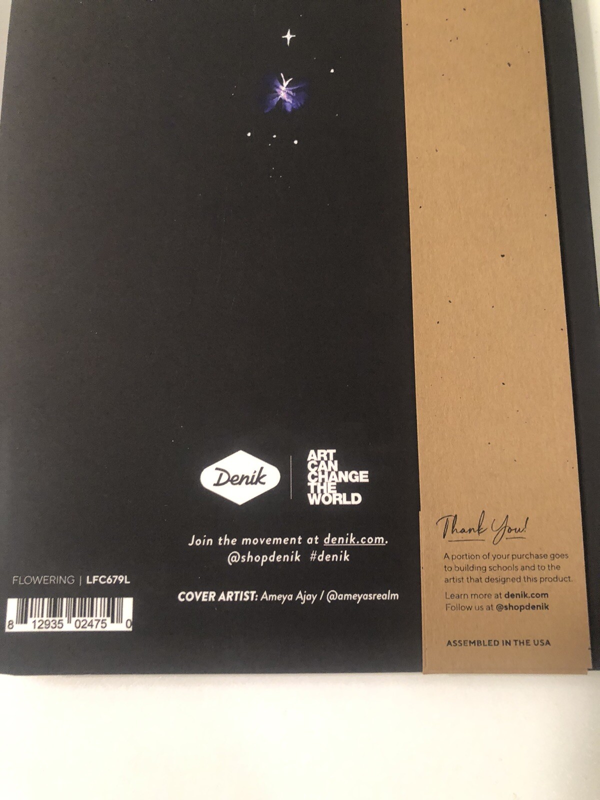 Denik notebook or journal 144 pages￼ (Lot Of 2 ) Both have flowers 5.25”x8.25”