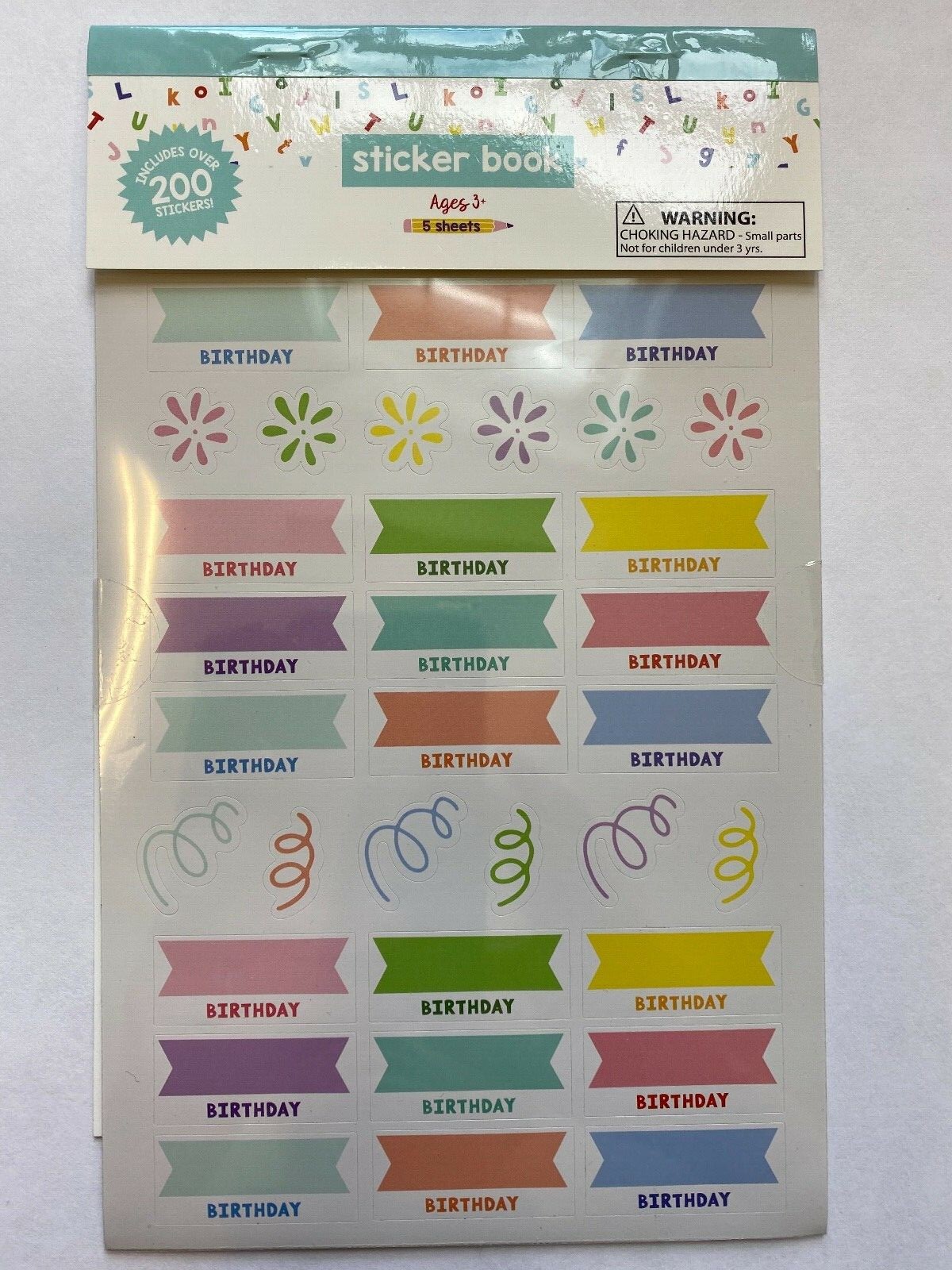1 pack of 200 teacher planner stickers