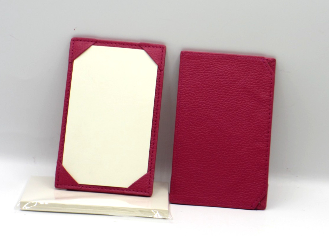 Jotter Personal Pocket Leather w 24 Cards Refillable Graphic Image ORANGE