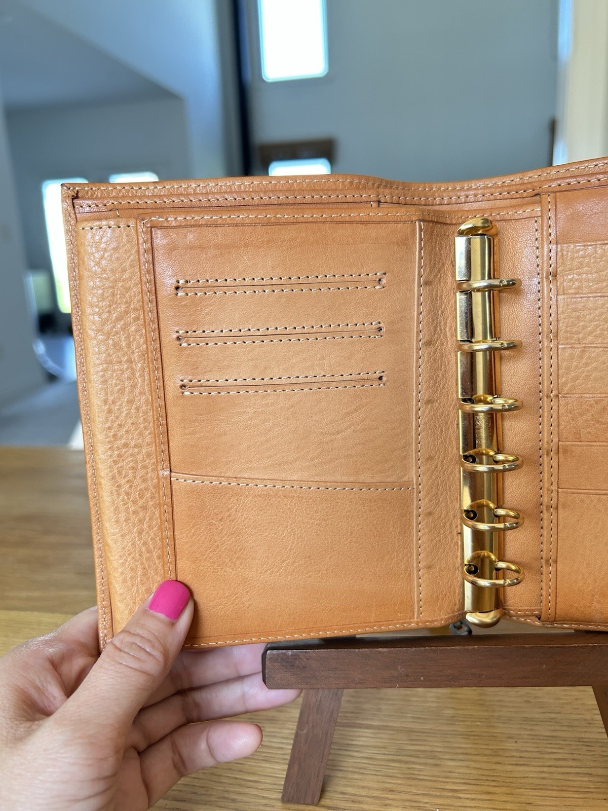 Gillio Firenze Pocket Mia Cara Undyed Epoca Leather with Amica Misprint