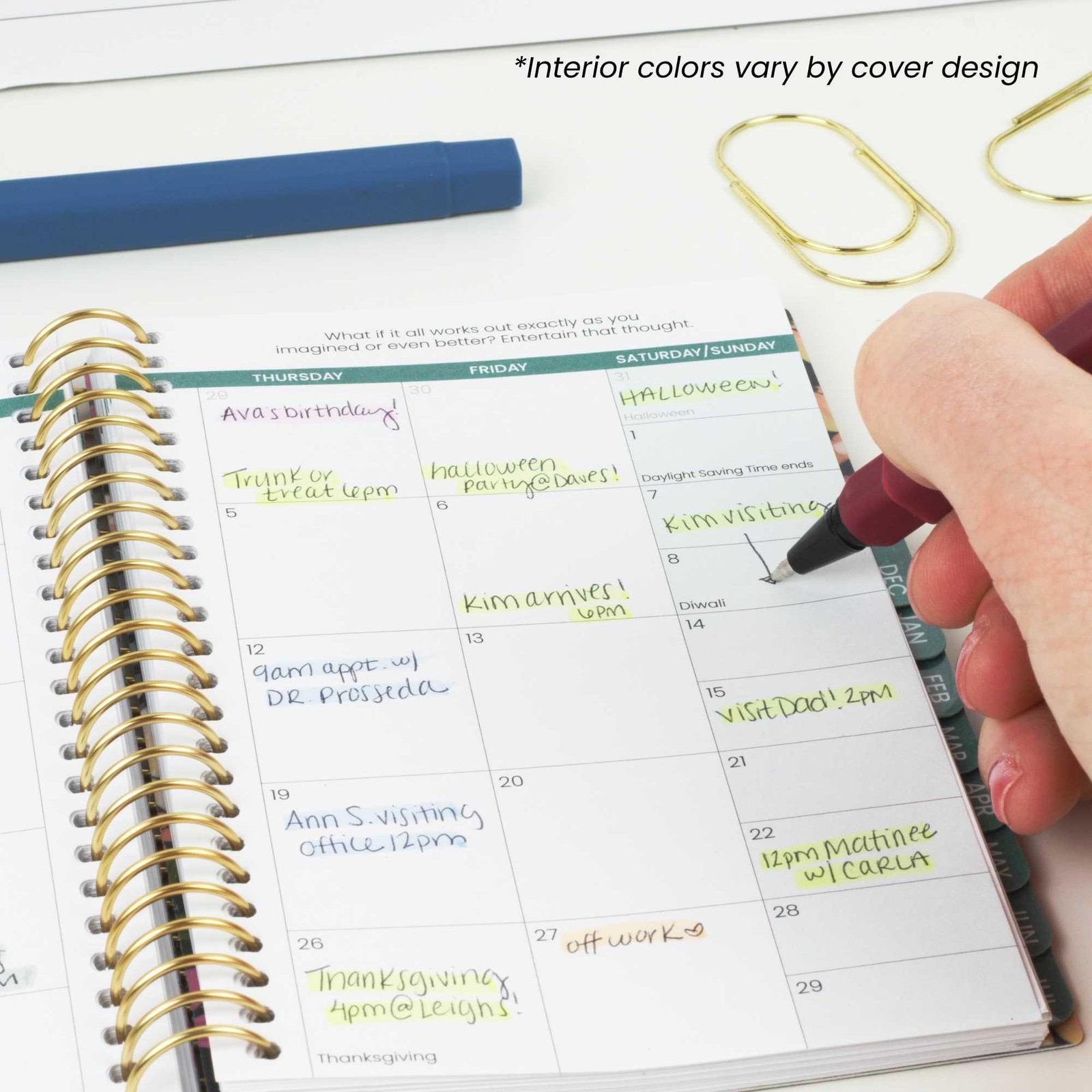 2026–27 Soft Cover Planner, 4″ x 6″ | Butter Yellow Daisies