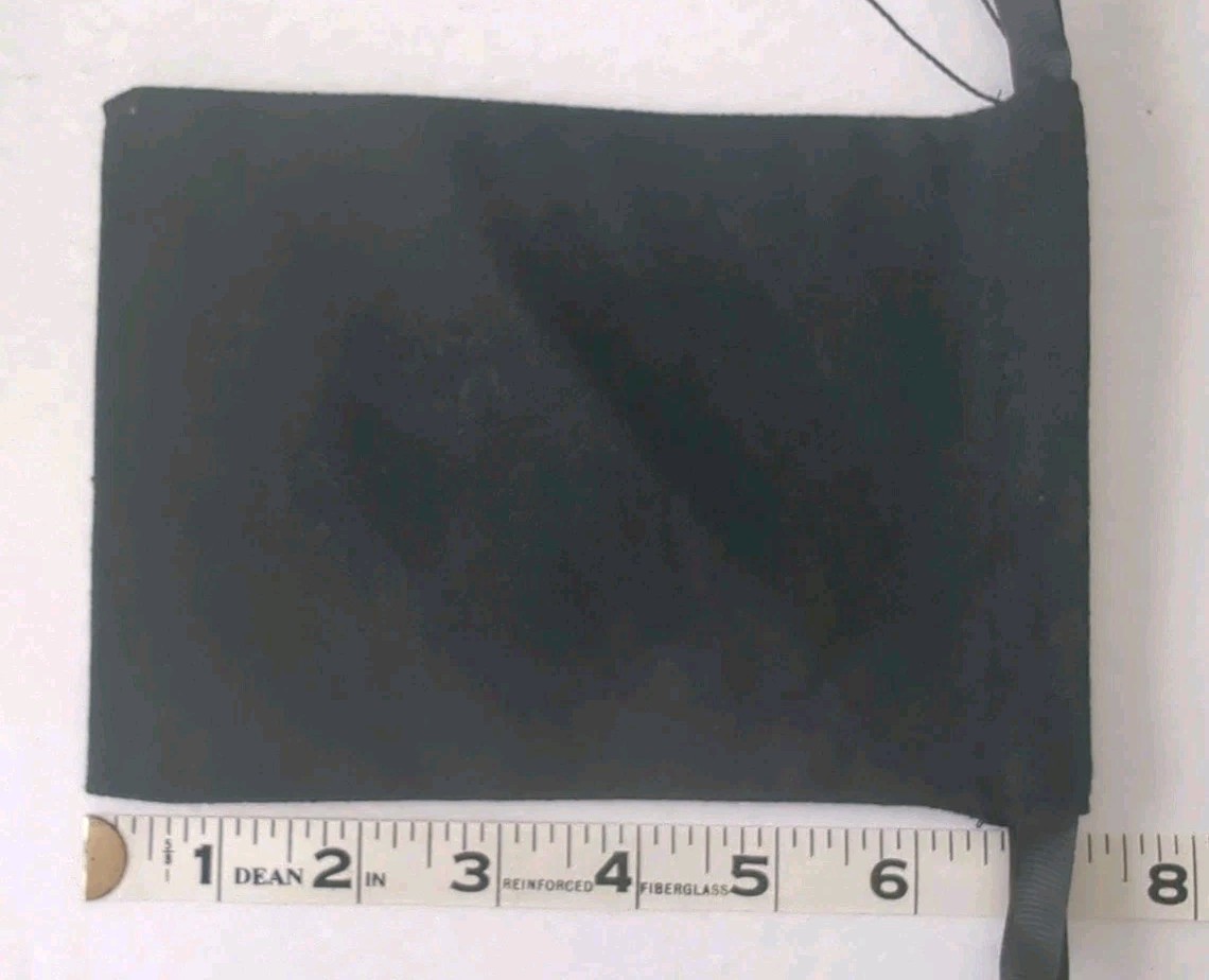 Lot of 2 NWT Cloth & Paper Drawstring Storage Dust Bag Small