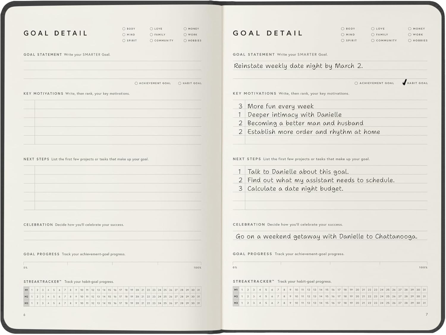 Gray Linen Planner by Michael Hyatt – The Daily Planner to Increase Focus, El…