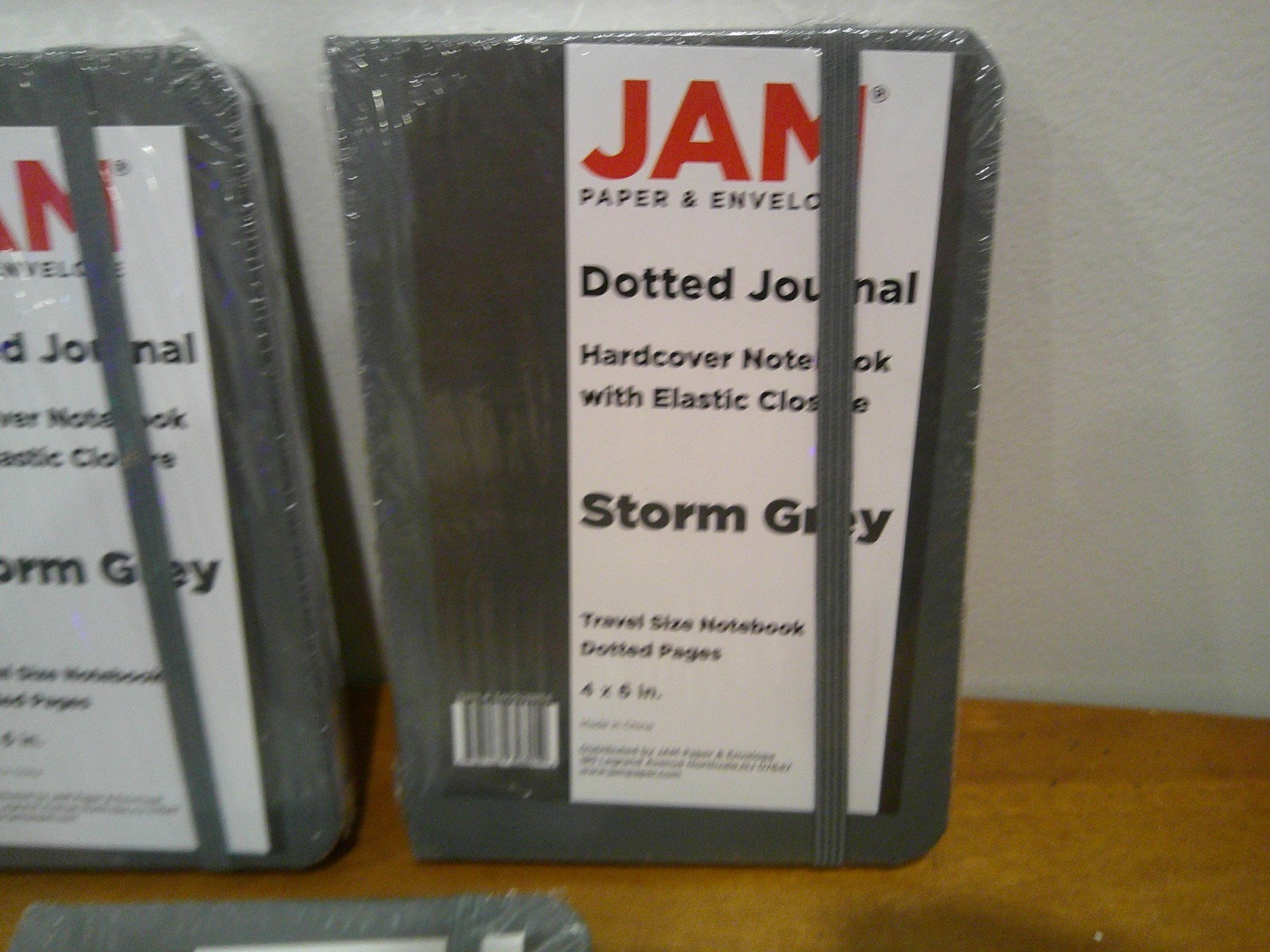 3 JAM DOTTED Lined Journal Hardcover Notebook w Elastic Band 100 Pages 4 X 6″