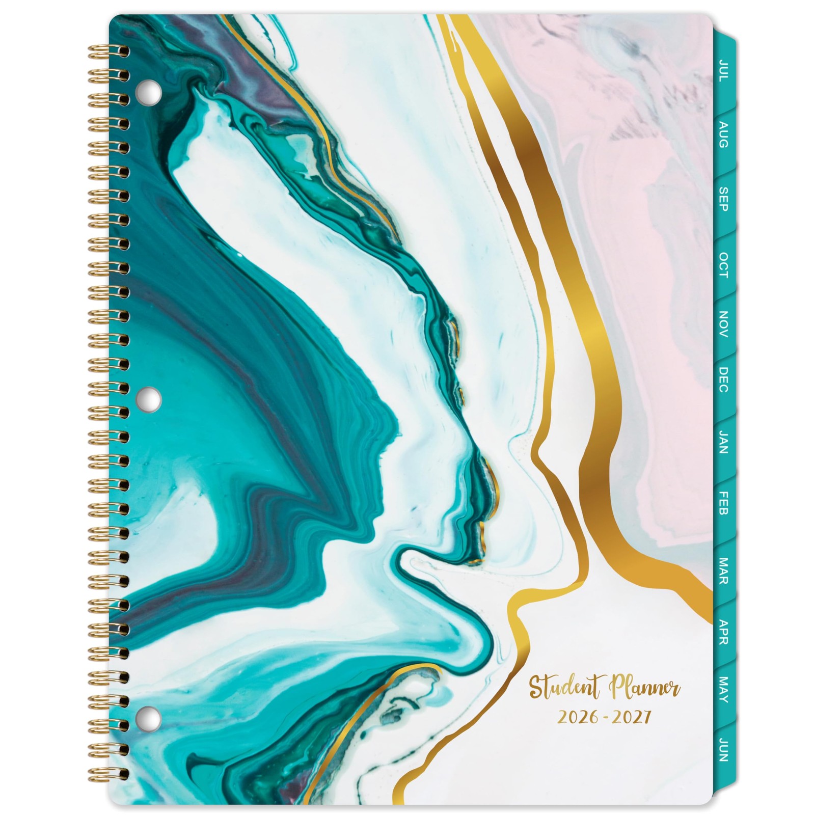 Student Planner 2026-2027 – School with Large, white-green