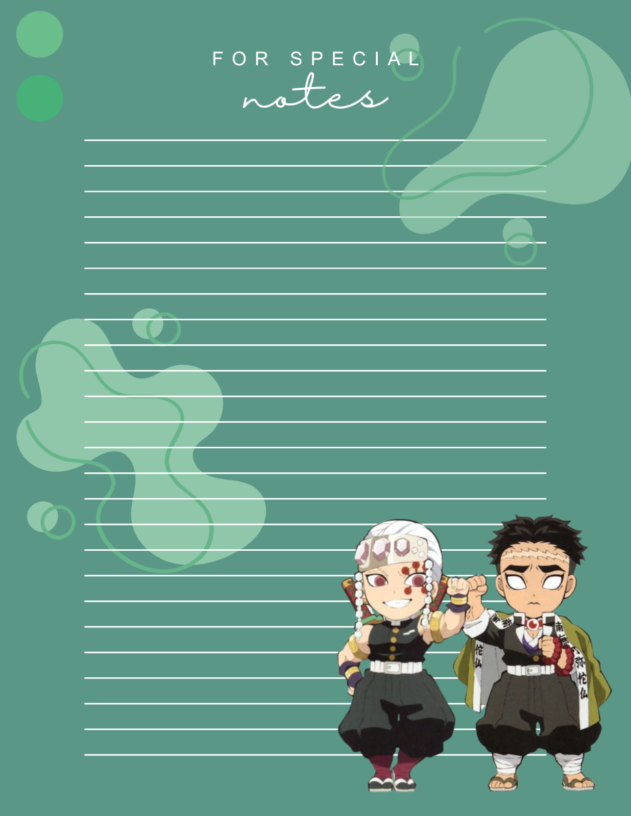 Demon Slayer Printable Digital Planner/Anime Printable Digital Planner