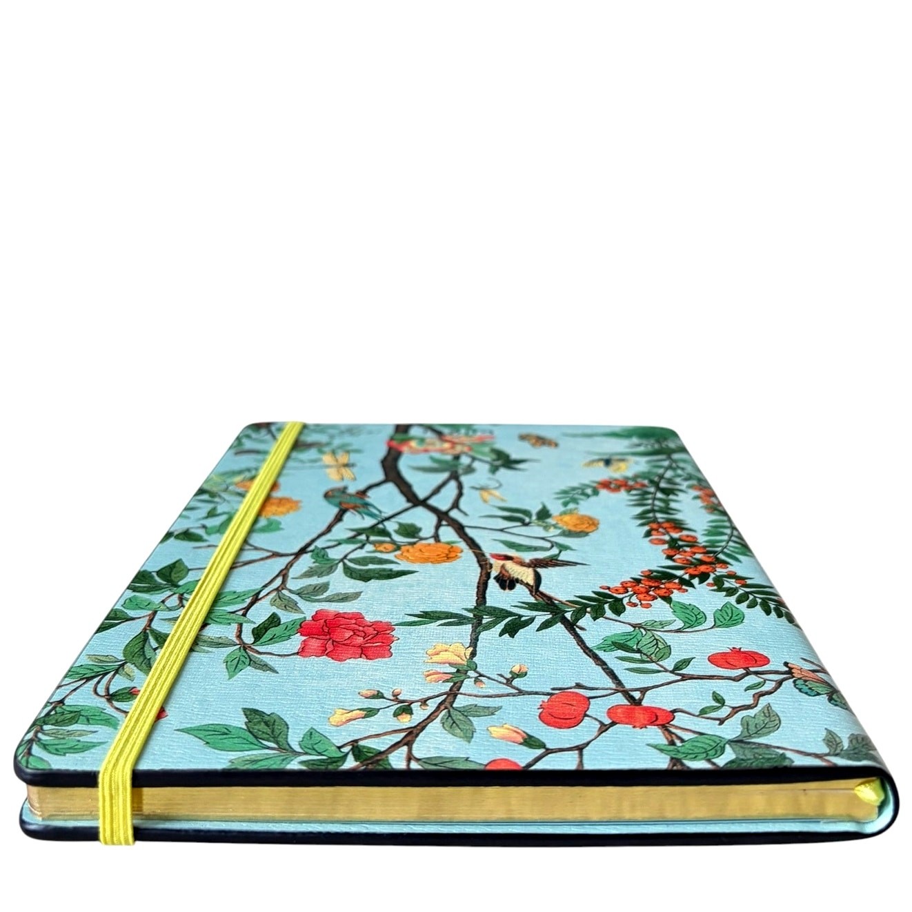 NEW Gucci Tian Print Large Luxury Notebook Blue Floral Journal in Gift Box