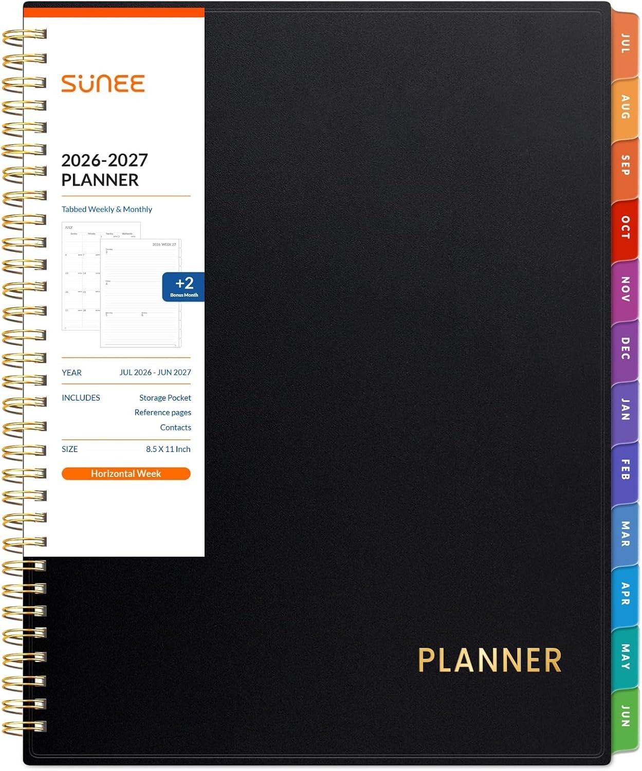 Student Teacher Planner – 8.5″x11″, July 2026 to June 2027