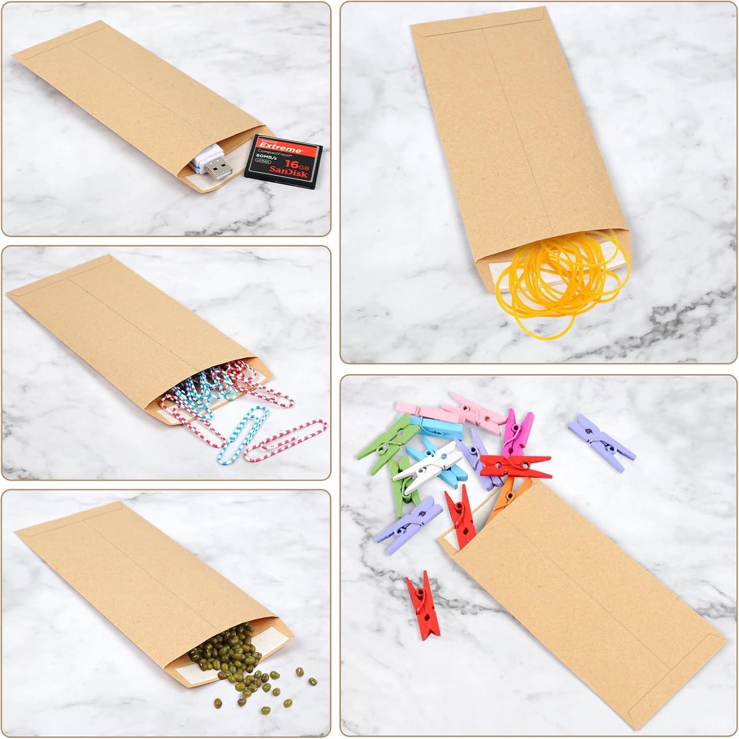Money Envelopes for Cash 120 Pack 6.5 X 3.5 Cash Envelopes 100 Envelopes