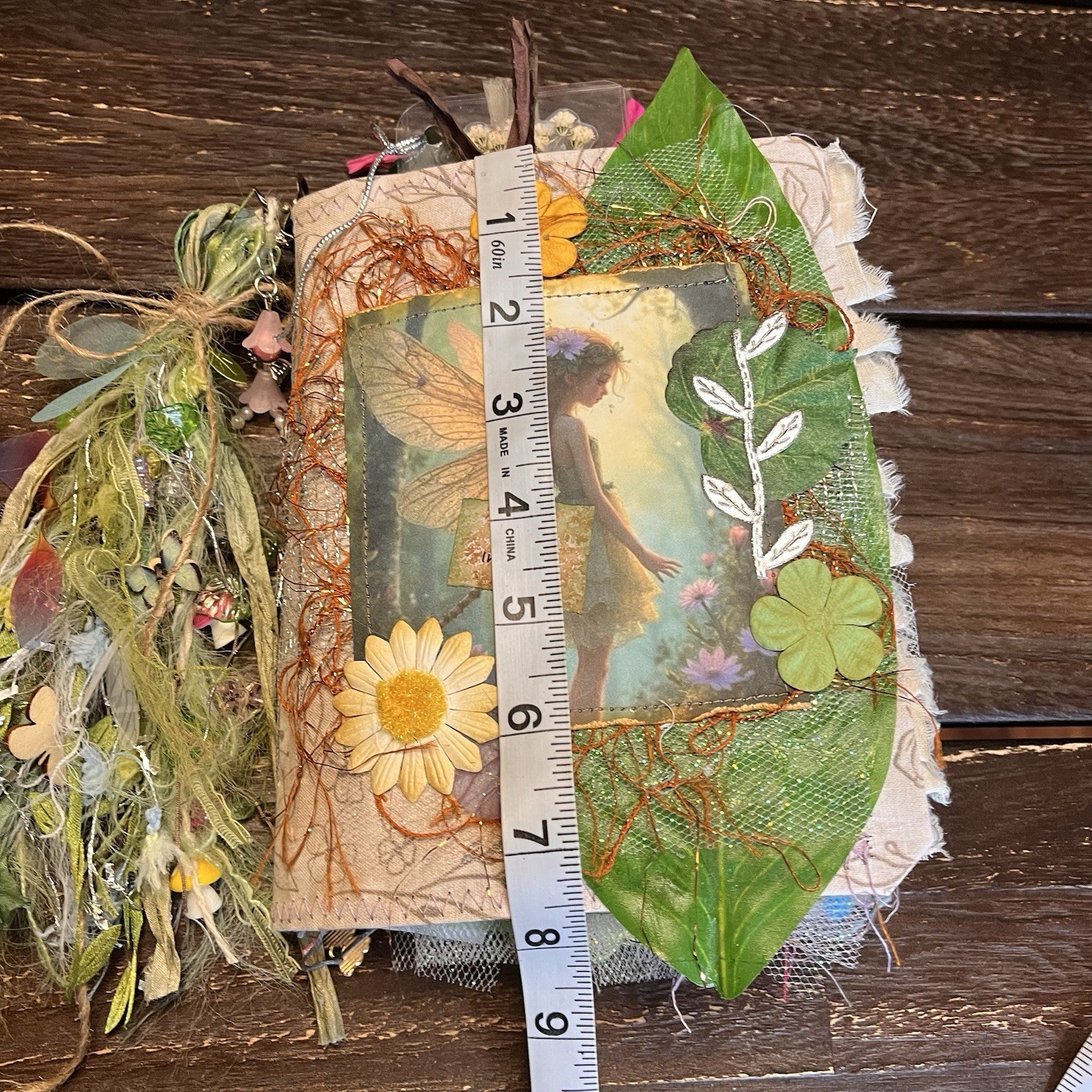 Fairy Junk Journal Grungy Floral Woodland Forest Boho Softcover 3 Signatures