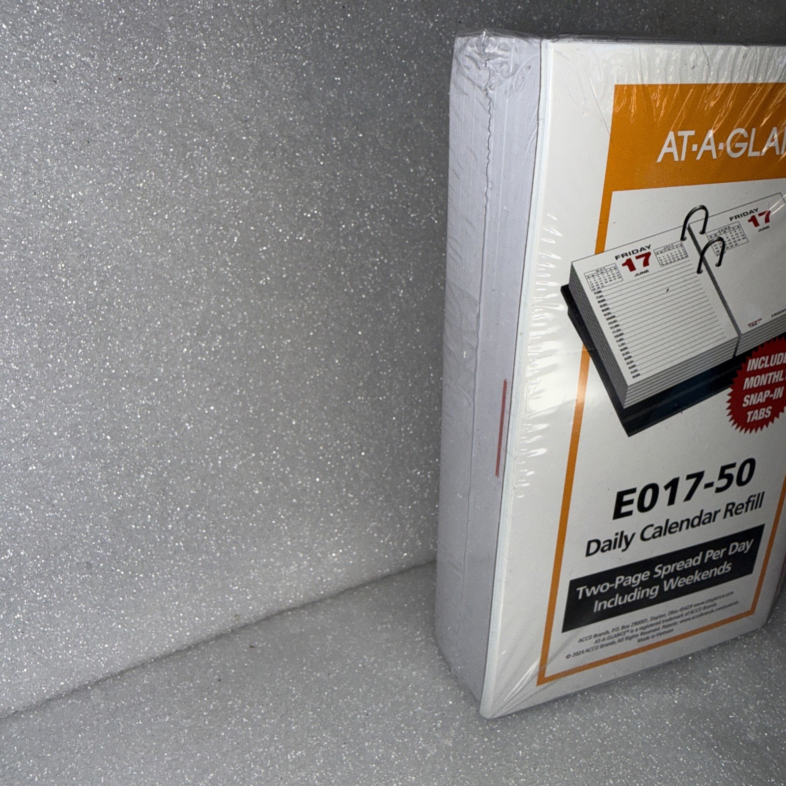 At-A-Glance E017-50 Daily Desk Calendar w Index Refill Only 3.5 x 6″ NEW
