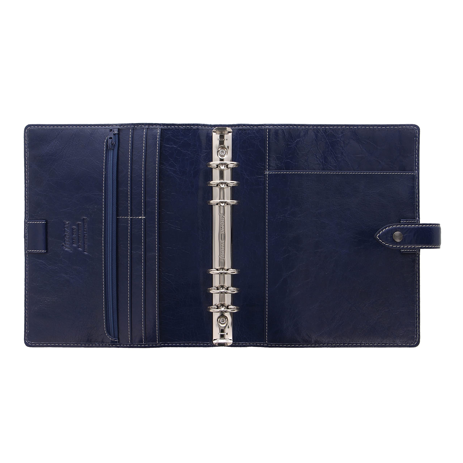 Filofax Malden Organizer Planner A5 Size Navy Full Grain Buffalo Leather 2023