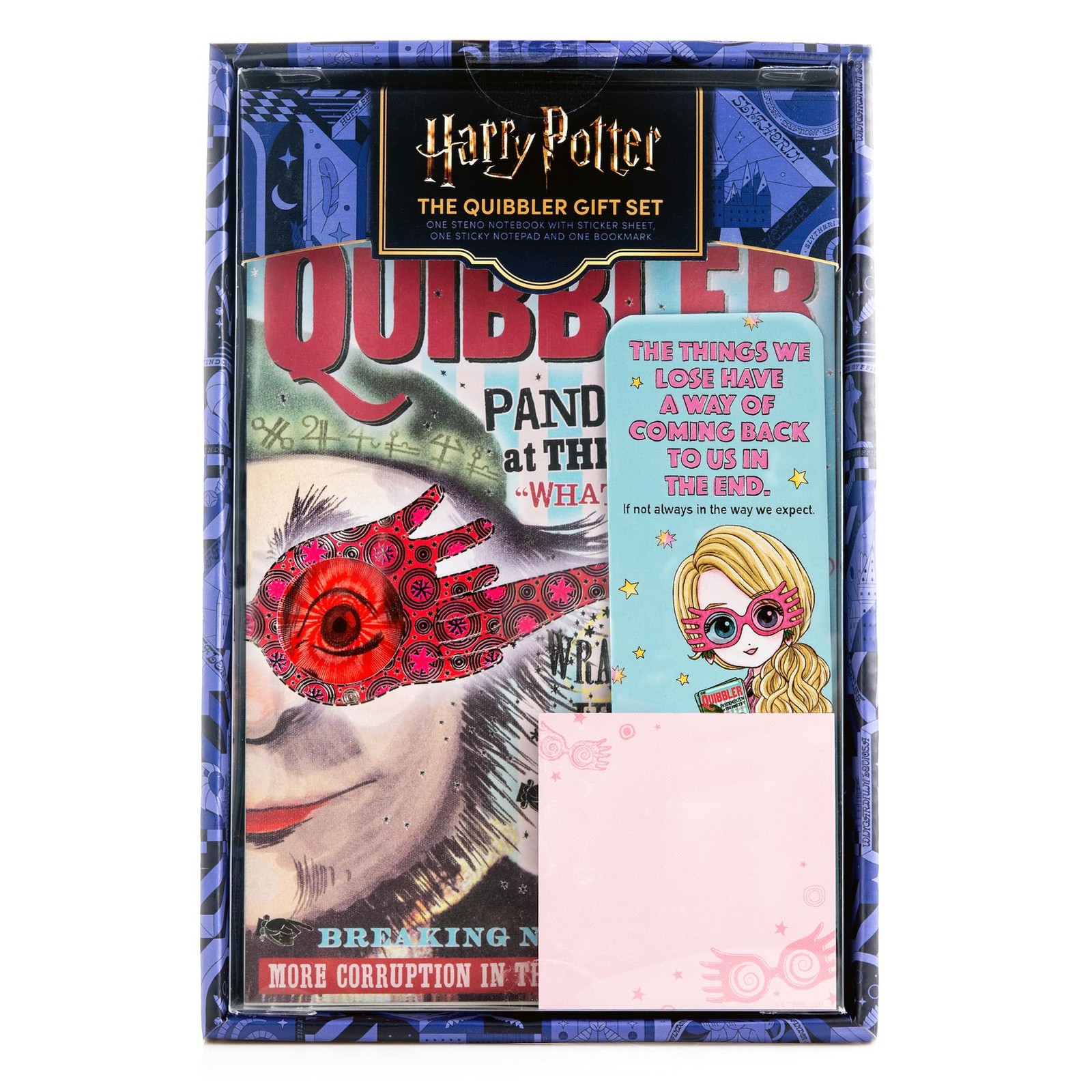 CON*QUEST Harry Potter The Quibbler Stationery Gift Set, Multi-colored