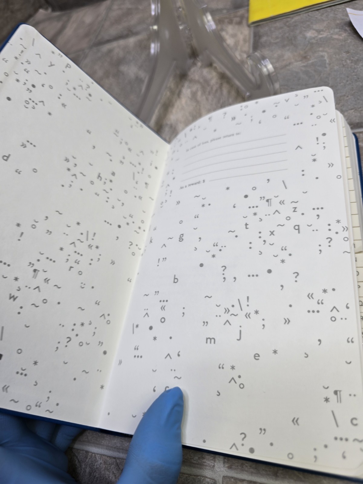Moleskine Book Journal 5 ¼ x 8 1/4 400 Pages Blue (ASCENSION) * Never Used*
