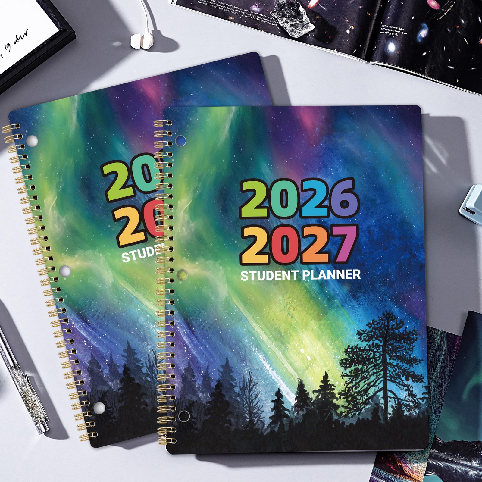 Student Planner 2026-2027 – Academic from July 2026 11″ x 8.3″, Blue