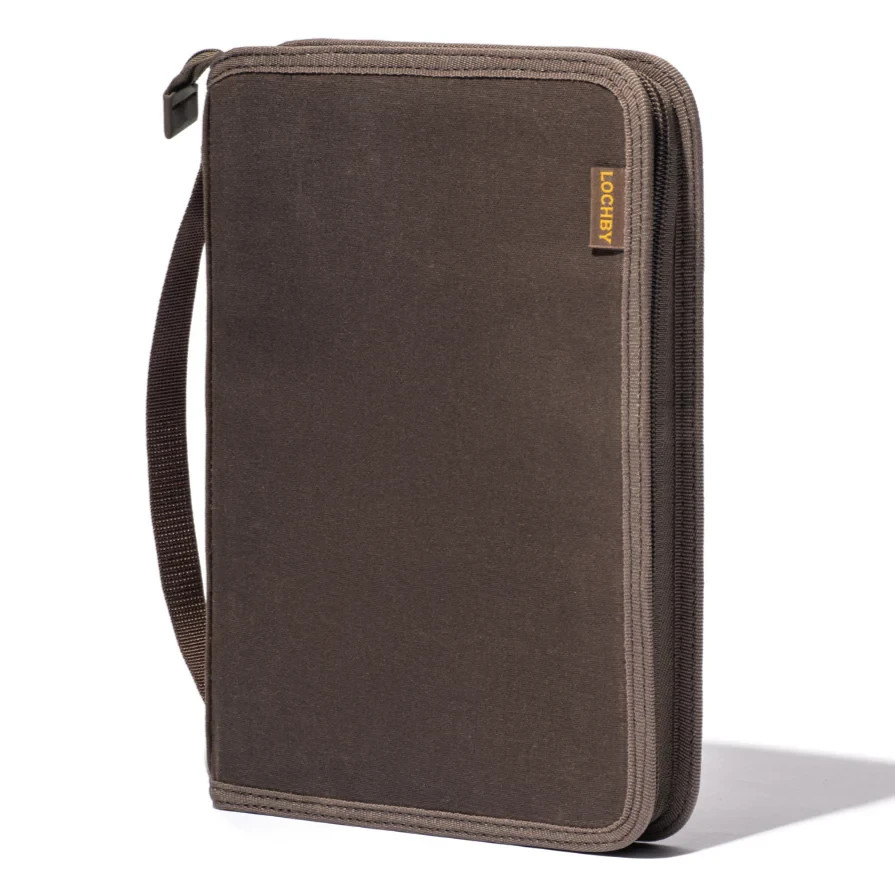 Lochby Field Folio Brown, | A5 | Water Resistant Zippered Travel Journal