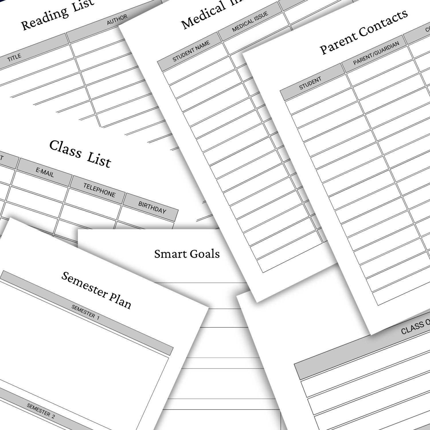 2025 Ultimate Teacher Planner Printable | Daily, Weekly, Monthly Organizer