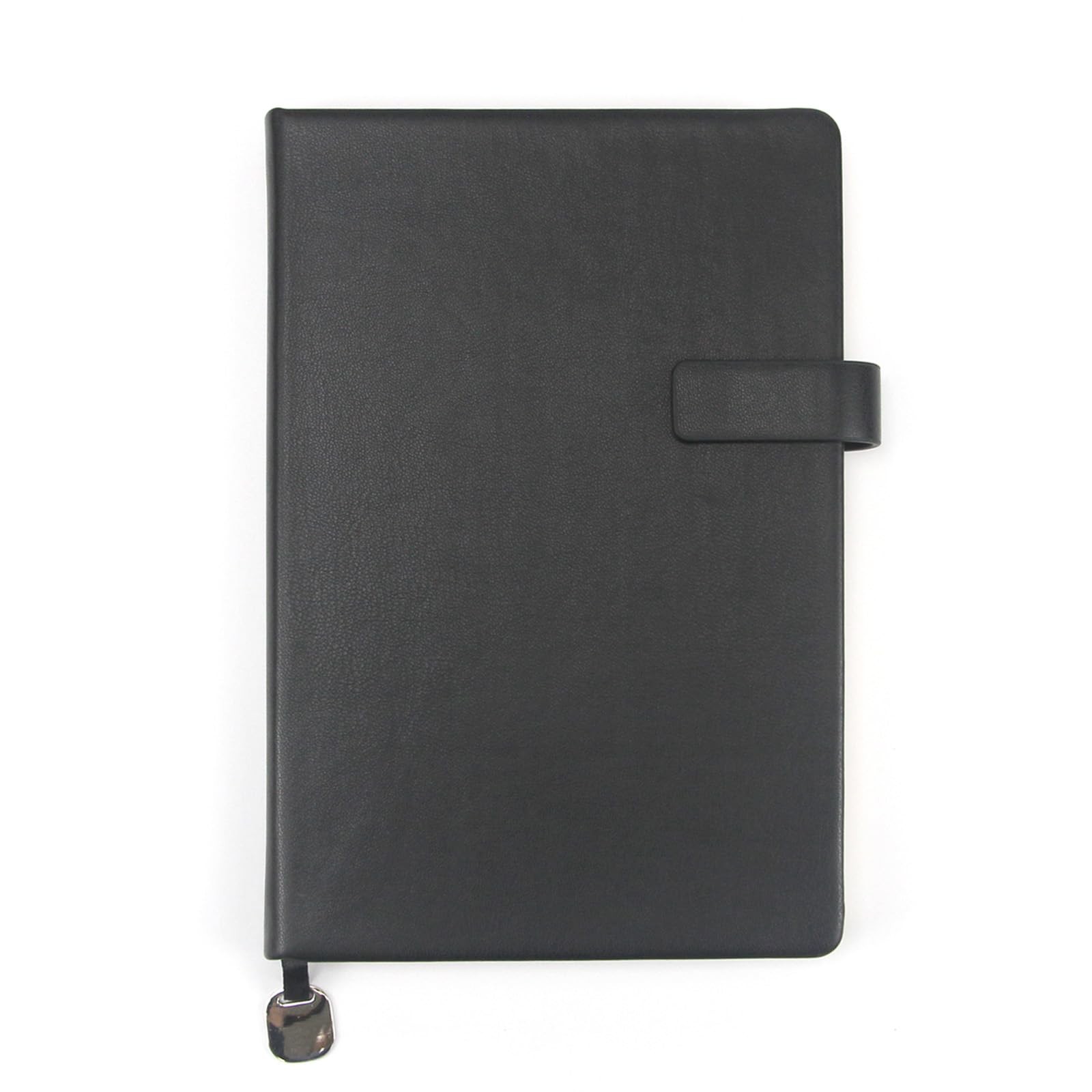 A5 Hard Cover Dot Grid Notebook, Pen Holder & Gold Edges, 180° Lay Flat Journ…