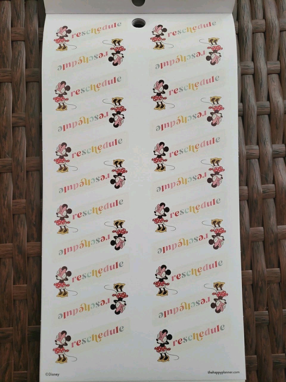 Happy Planner ~ Disney Sunny Minnie Mouse Teacher ~ Value Pack Stickers 515 Pcs