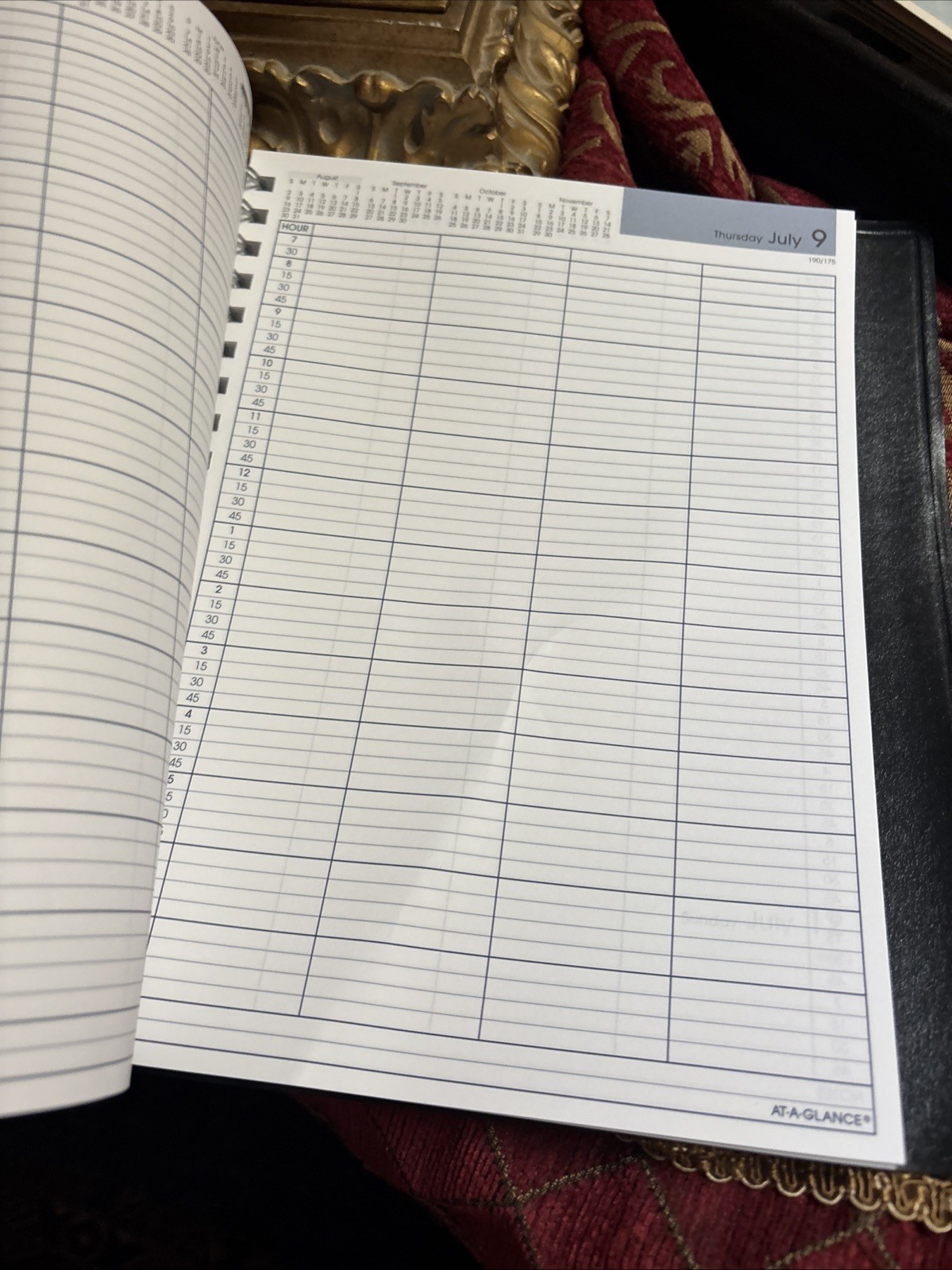 2026 At-A-Glance DayMinder G560-00 4-Person Daily Appointment Book 8 “
