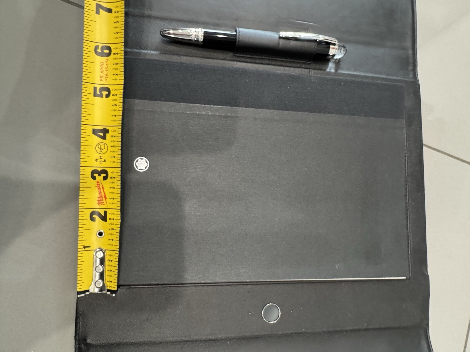 Montblanc Augmented Paper Leather Notebook Cover & Digitizer w/Starwalker Pen