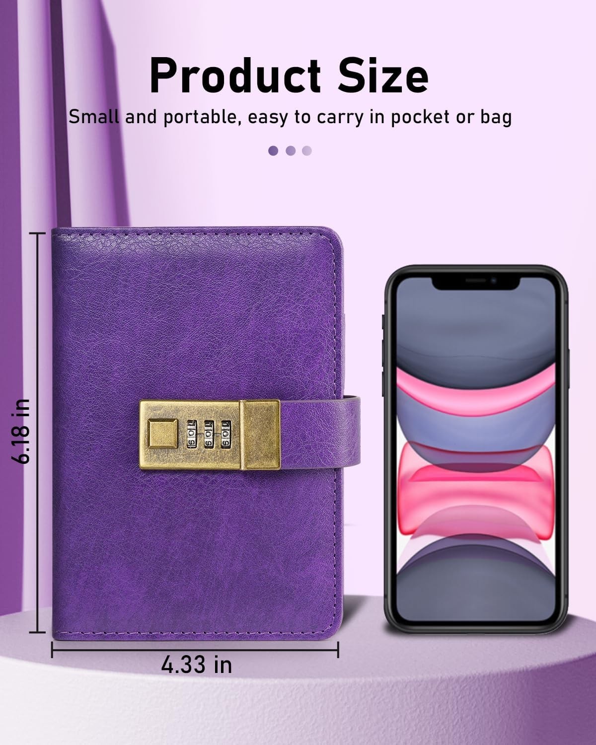 Password Logbook with Lock and Tabs – 208 Pages for Ultimate Security