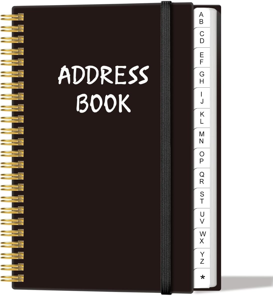 Address Book with Alphabetical Tabs – Telephone & Address Book with Address Cont
