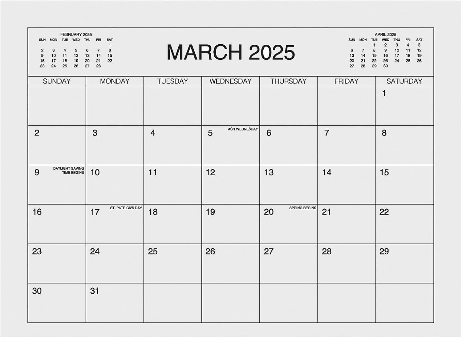 5 Year Calendar Planner (Blue, 11 * 8.5” 2025/2029,5 Years,61 Pages, Blue