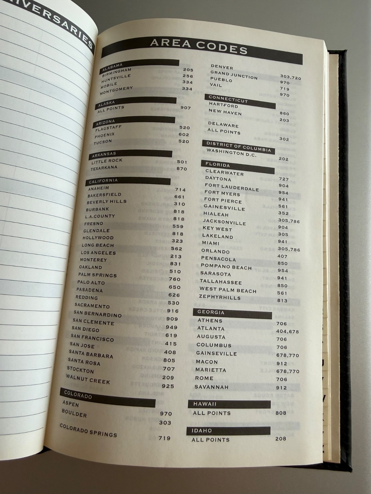 Vinyl Cover Telephone Address Book with Alphabetical Tabs 624 Entries 5×8 Inches