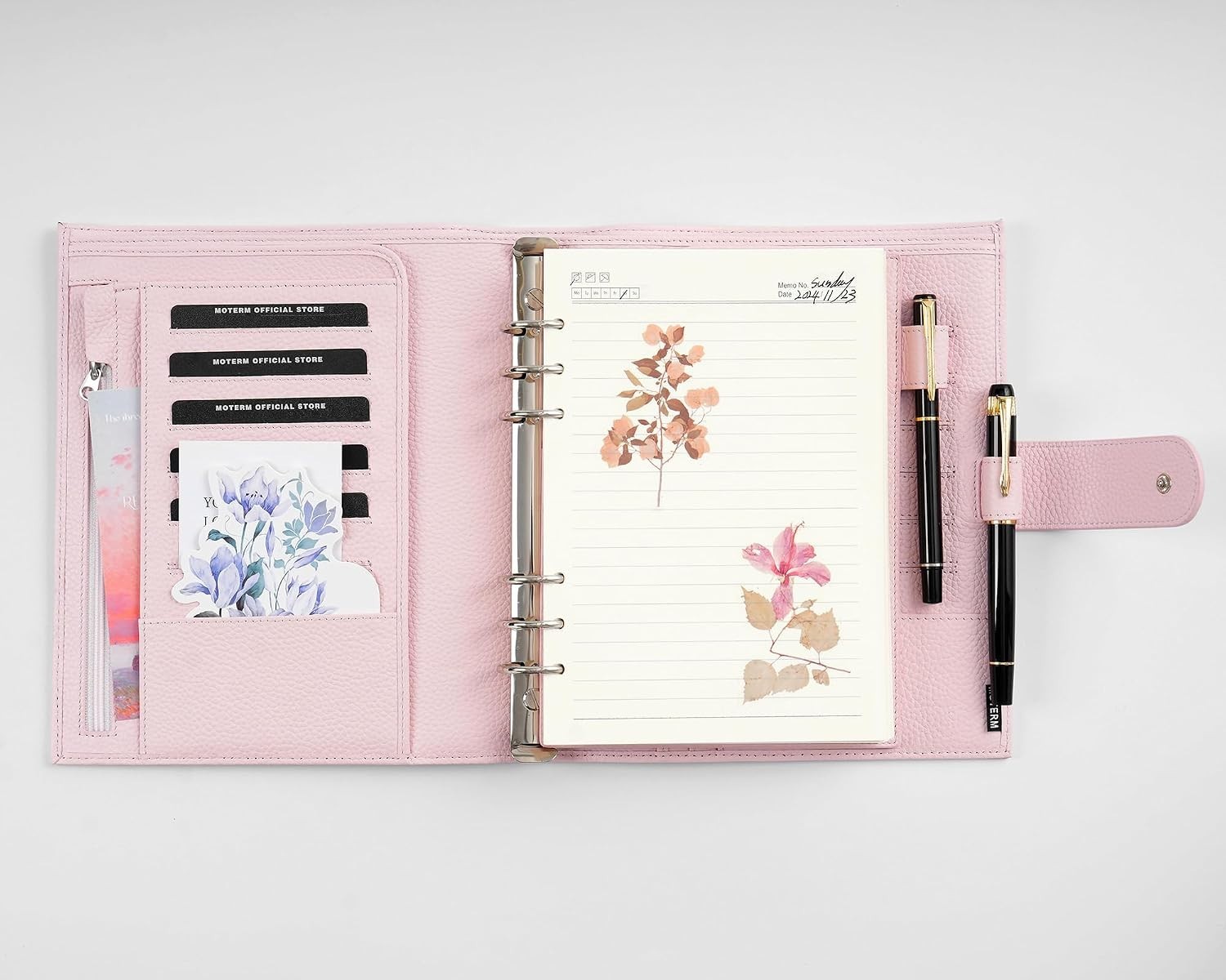 A5 Genuine Leather Rings Planner – 30mm Ring Binder